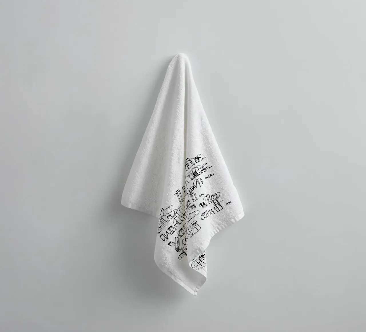 Surfing - if you are in, you are in. badhanddoek van LIMITED EDITION LETTERS