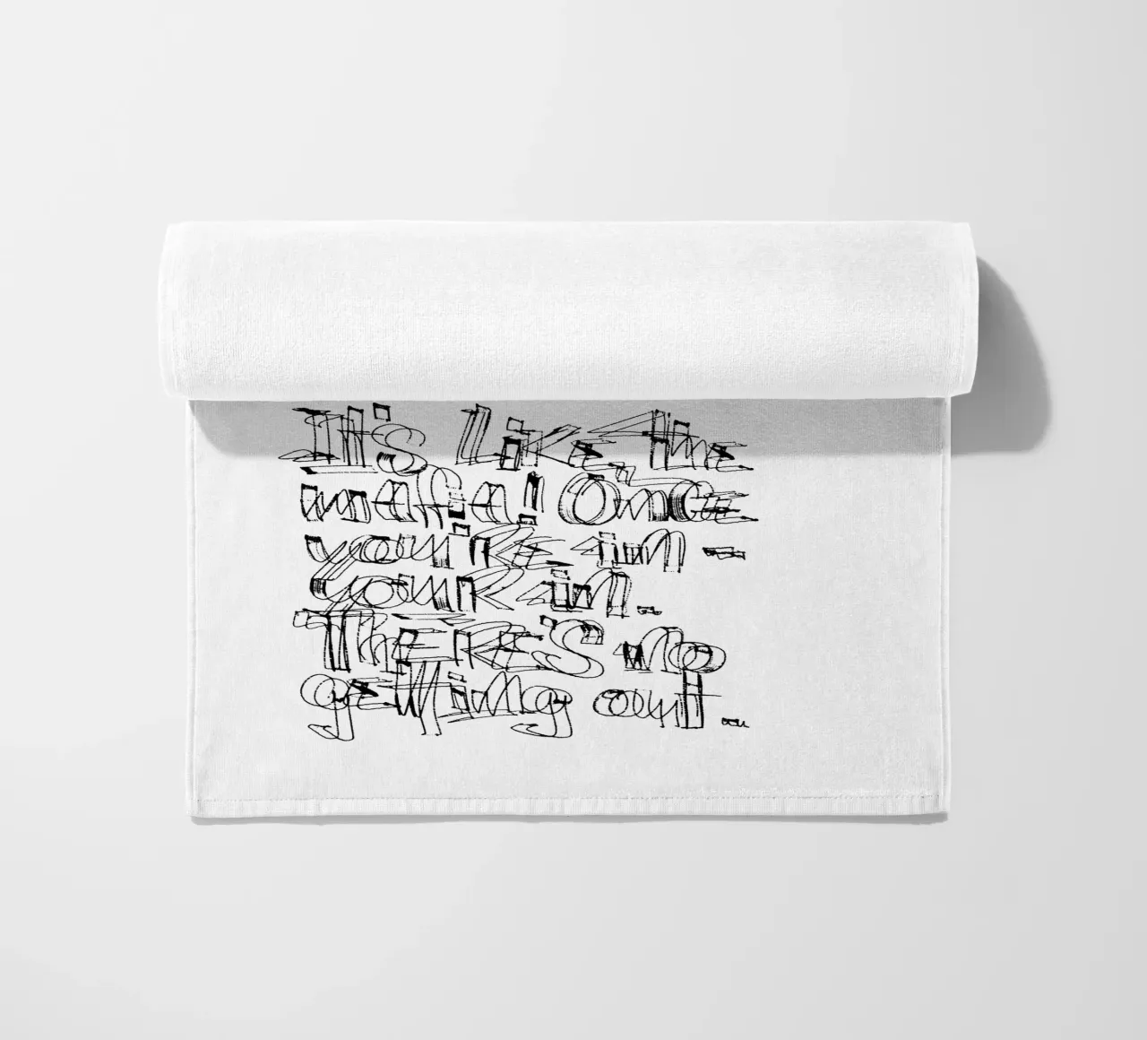 Surfing - if you are in, you are in. Strandtuch von LIMITED EDITION LETTERS