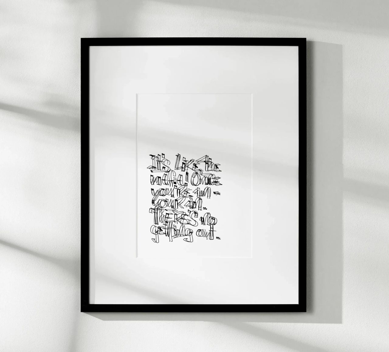 Surfing - if you are in, you are in. carta hahnemühle da LIMITED EDITION LETTERS