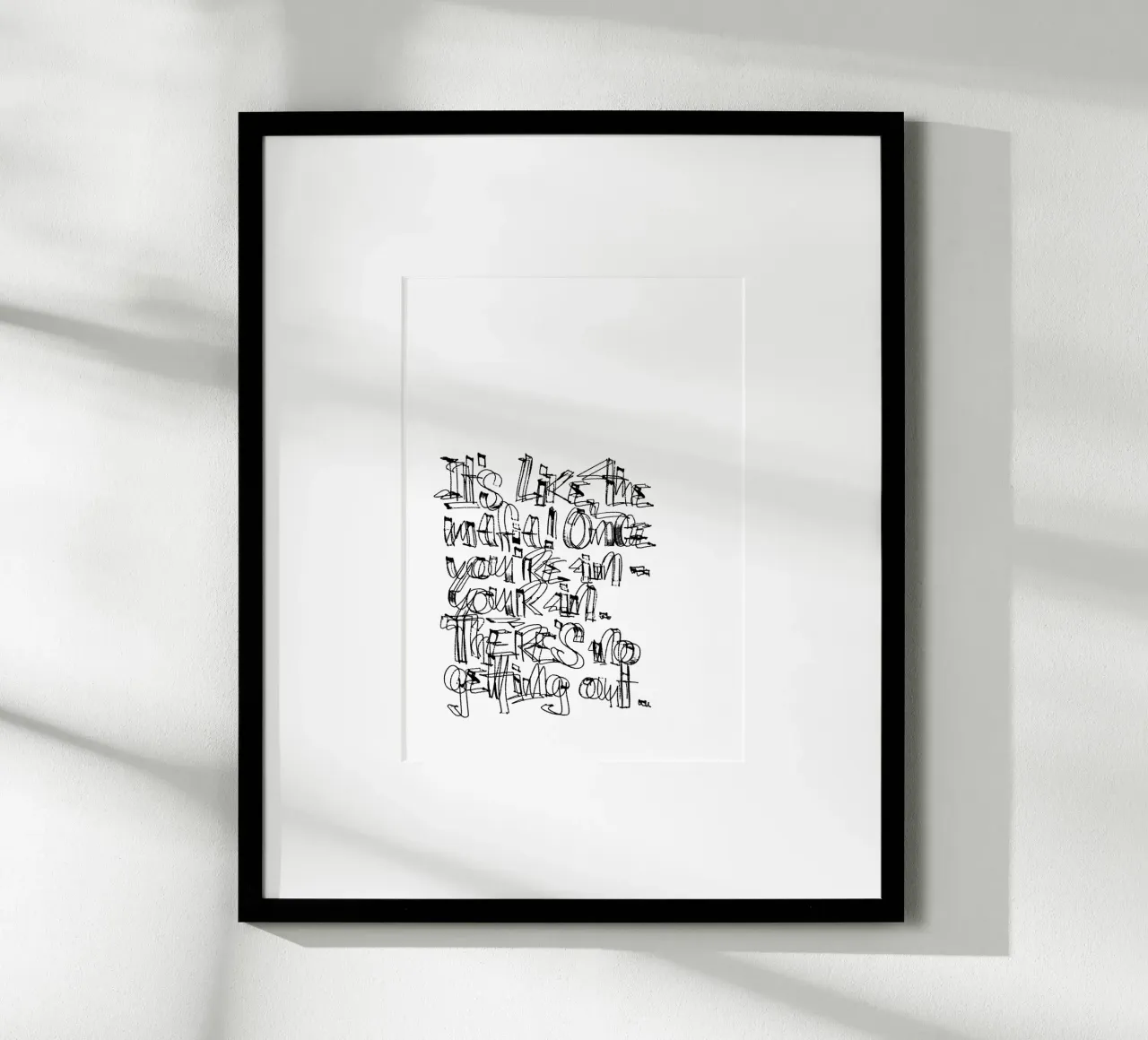 Surfing - if you are in, you are in. carta hahnemühle da LIMITED EDITION LETTERS