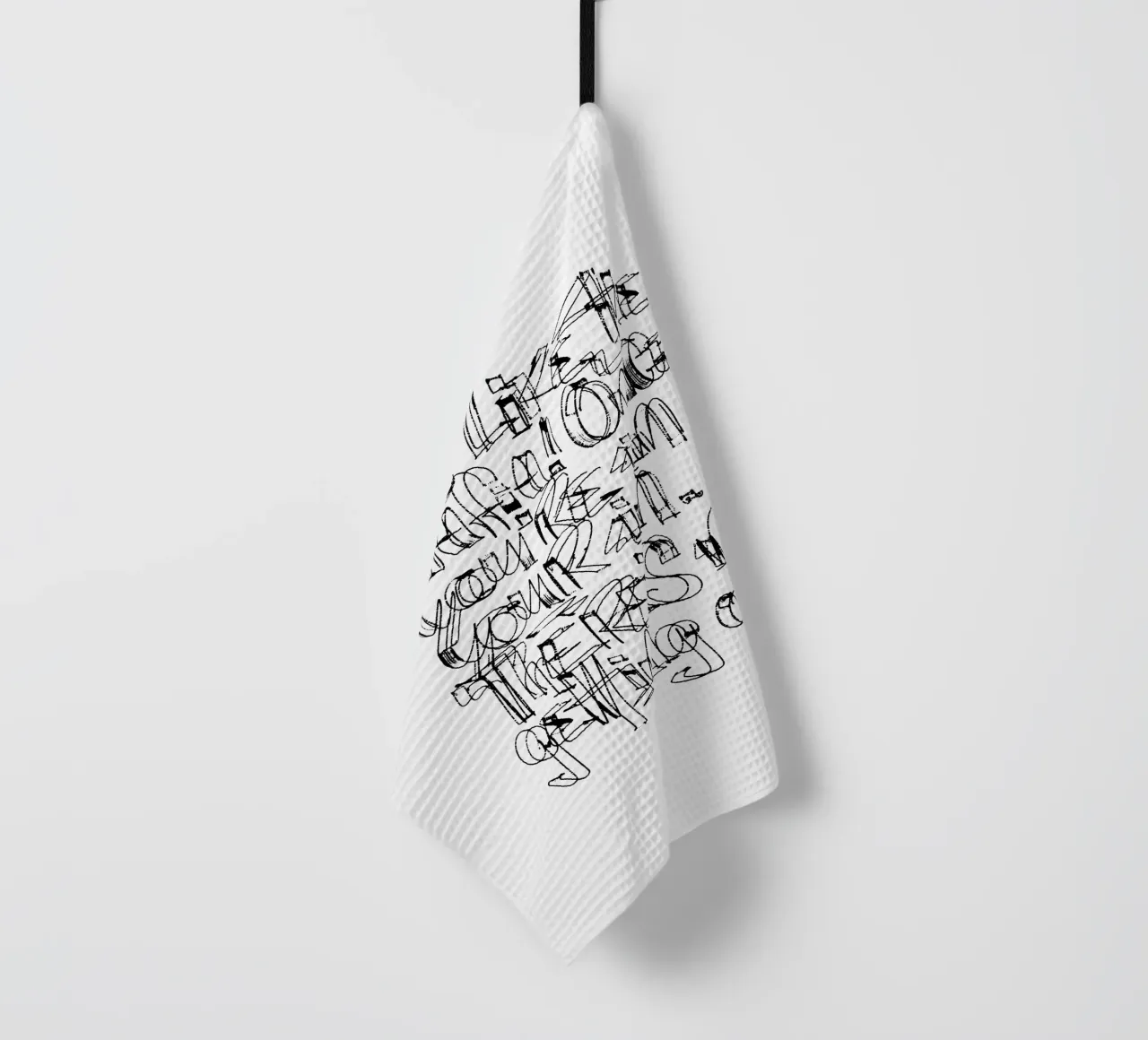Surfing - if you are in, you are in. torchon de LIMITED EDITION LETTERS