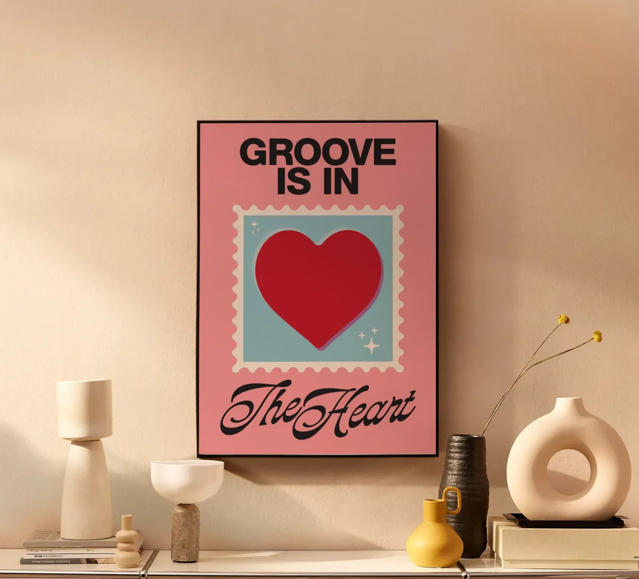 Groove is in the Heart plexiglass da Lolly & Roobs