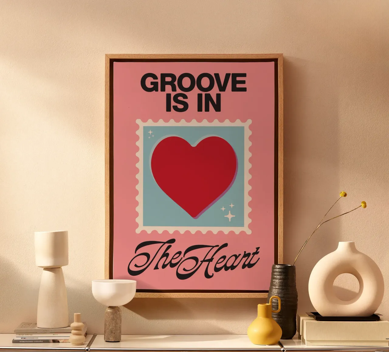 Groove is in the Heart toile de Lolly & Roobs