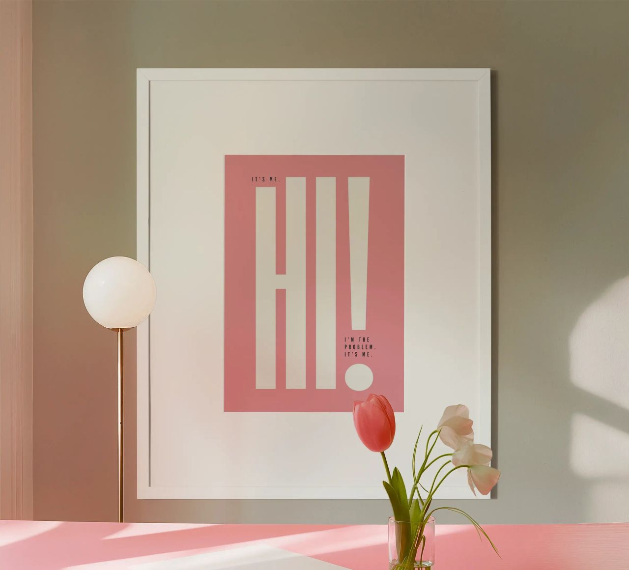 Ich bin's... Hi! Ich bin das Problem... Poster von Lolly & Roobs