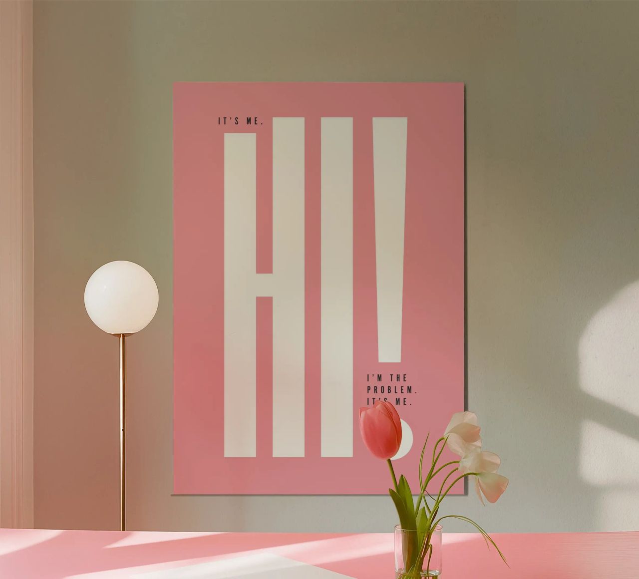 Ich bin's... Hi! Ich bin das Problem... Poster von Lolly & Roobs
