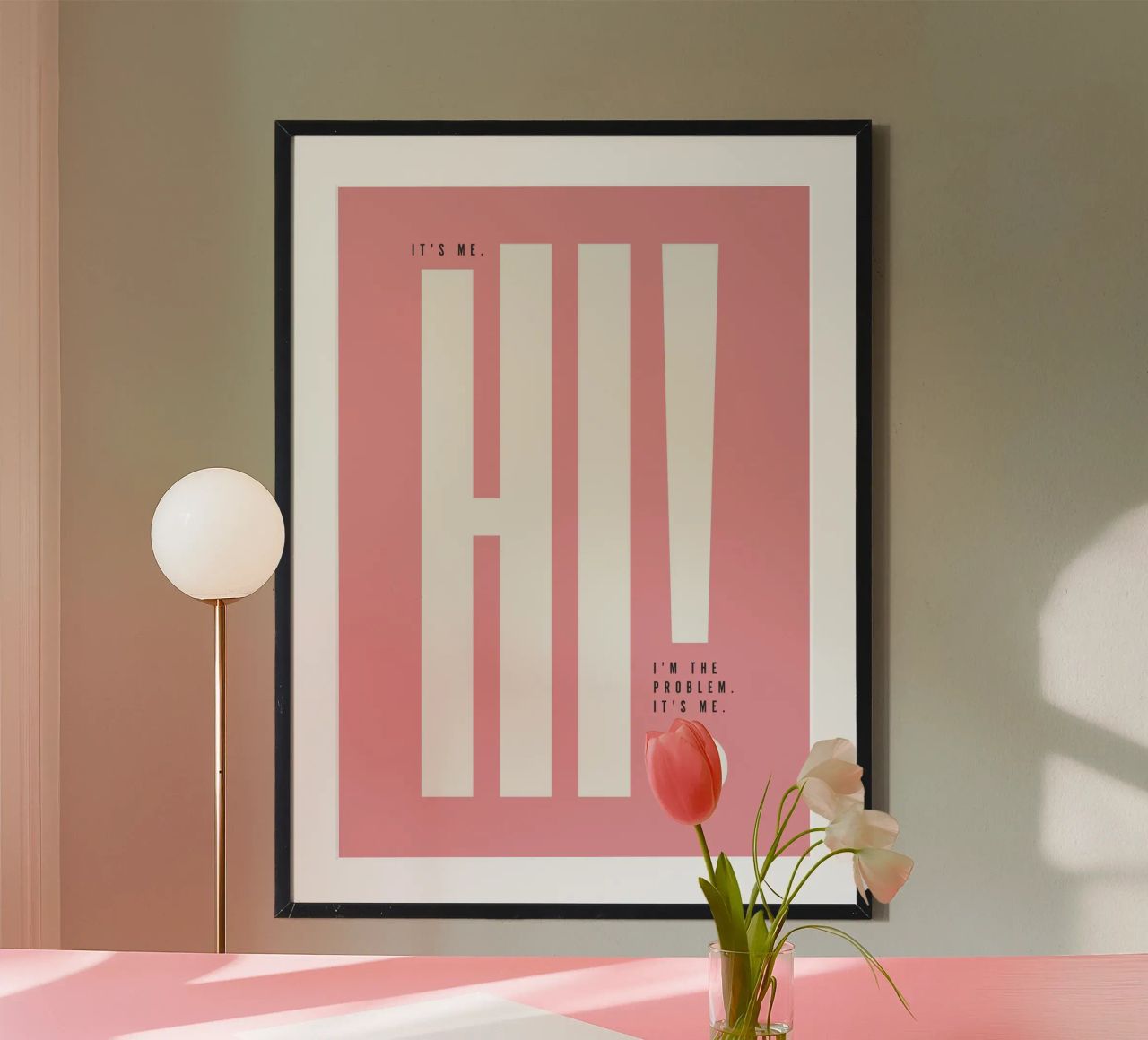 Ich bin's... Hi! Ich bin das Problem... Poster von Lolly & Roobs