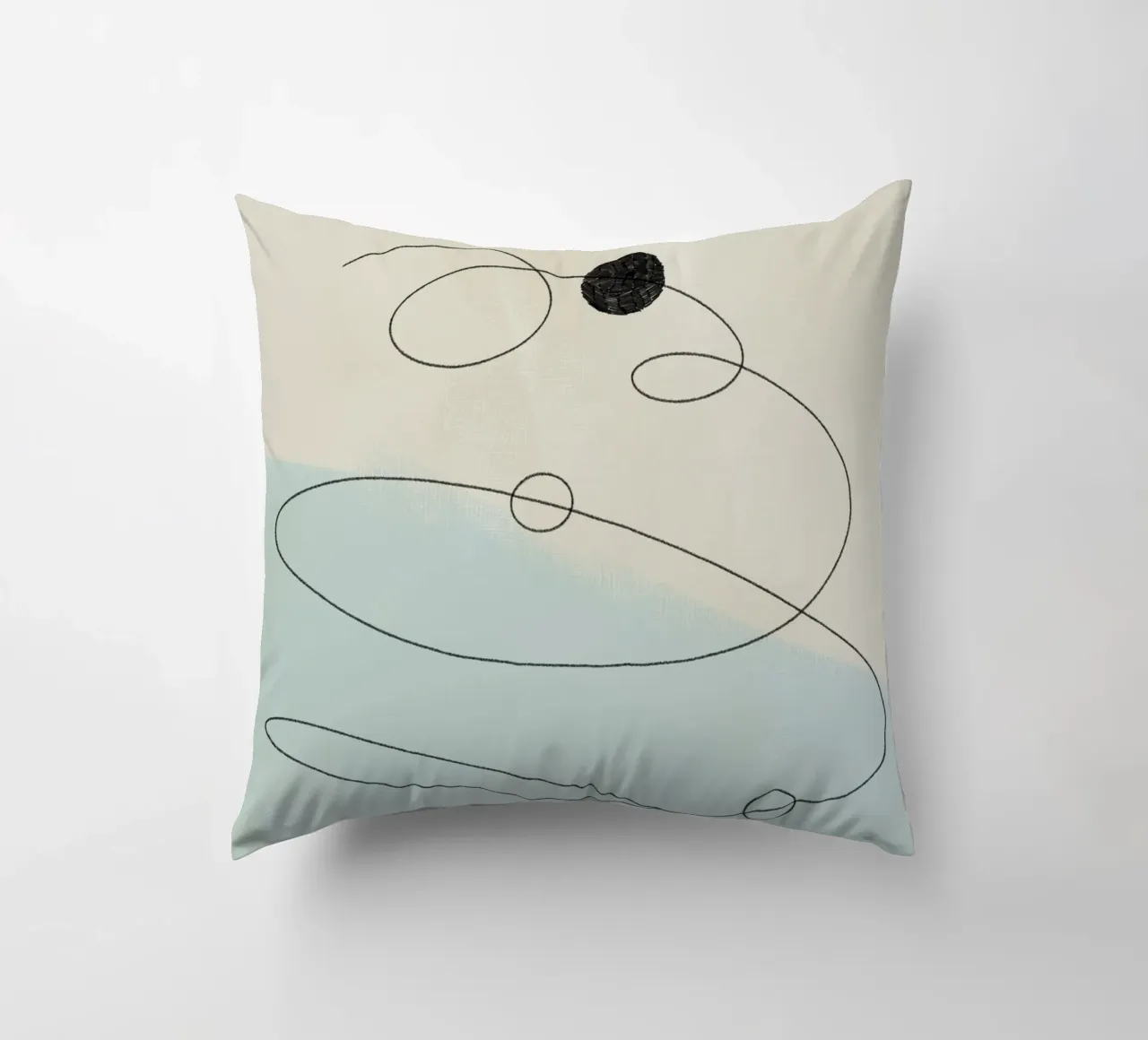 Simple Art Line No 19 cuscino da treechild