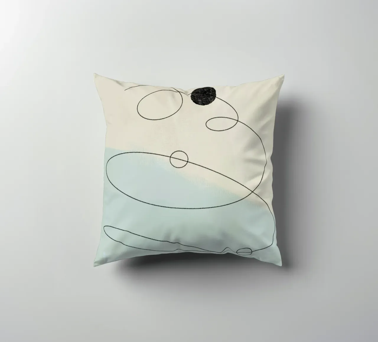 Simple Art Line No 19 cuscino da treechild