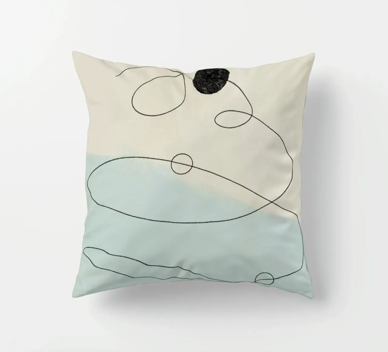 Simple Art Line No 19 cuscino da treechild