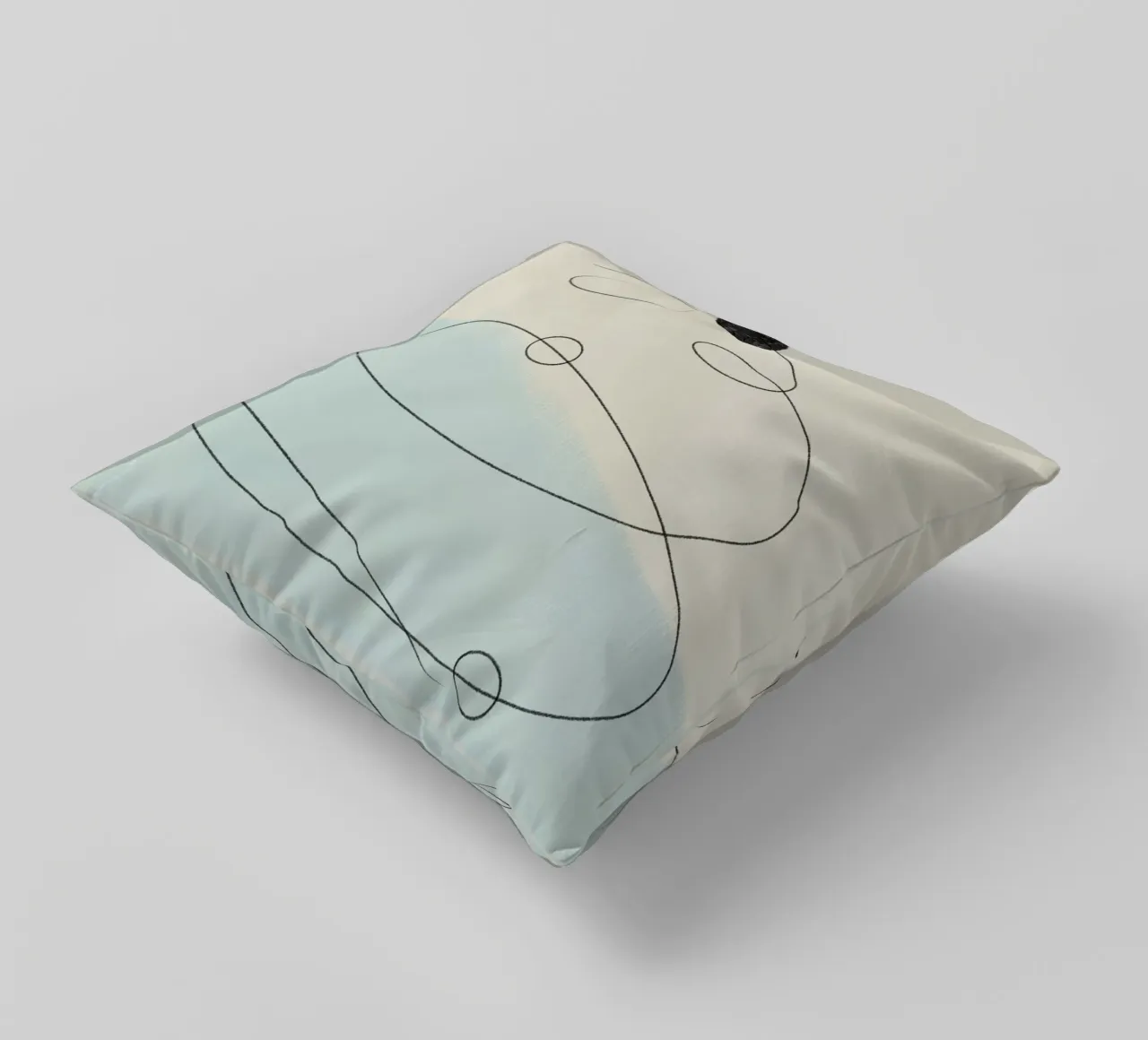 Simple Art Line No 19 cuscino da treechild