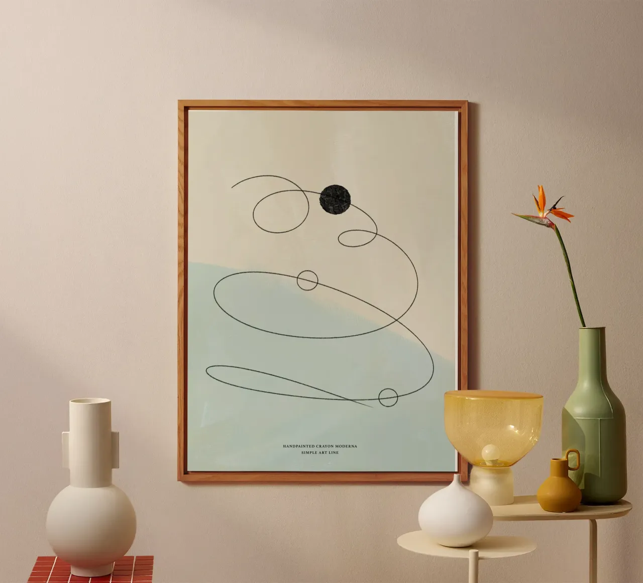 Simple Art Line No 19 alluminio dibond da treechild