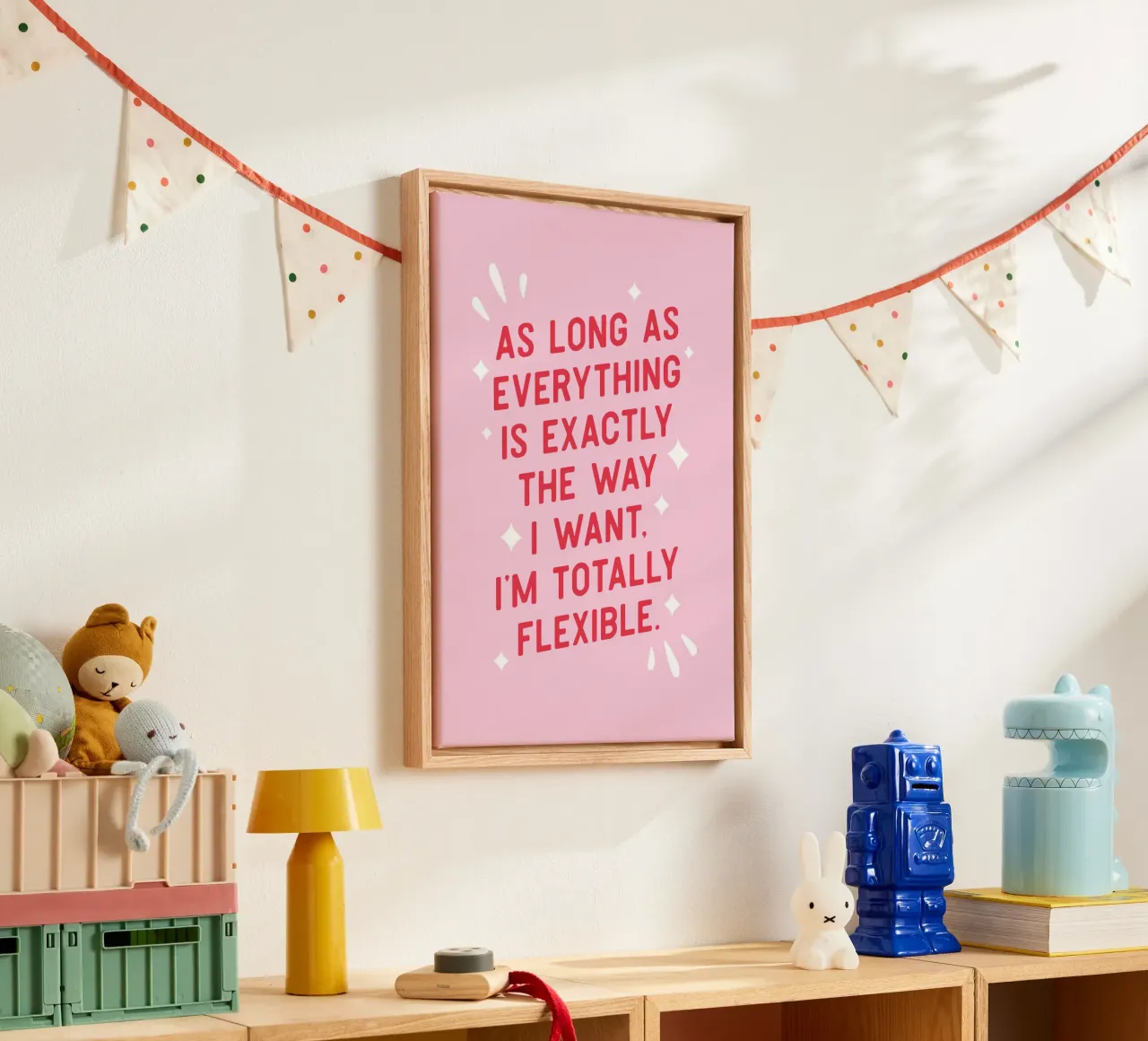 As Long as Everything is Exactly The Way I Want... Gilmore canvas by Lolly & Roobs