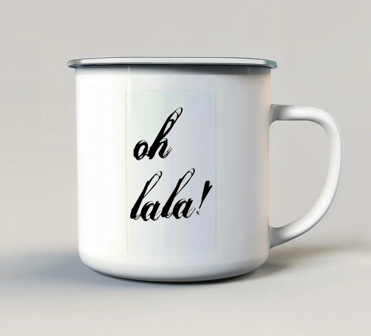 Ohlala tazza in smalto da Froilein Juno