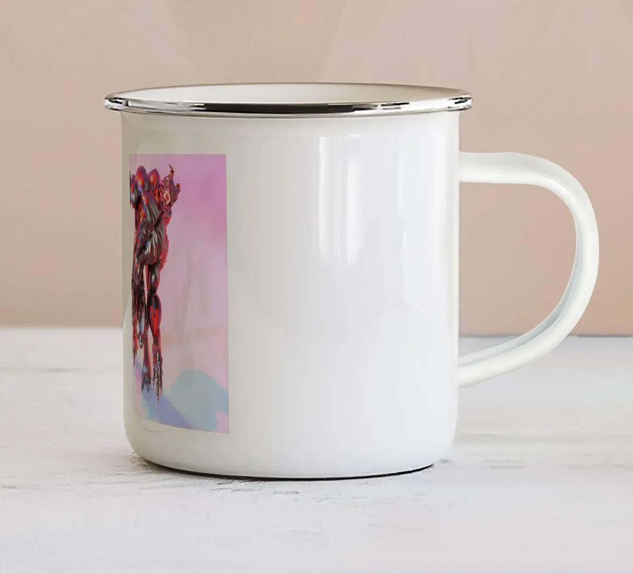 Yokaï Dit, Yokaï Ho ! Honni soit qui a mal à la panse... tazza in smalto da the-witcher
