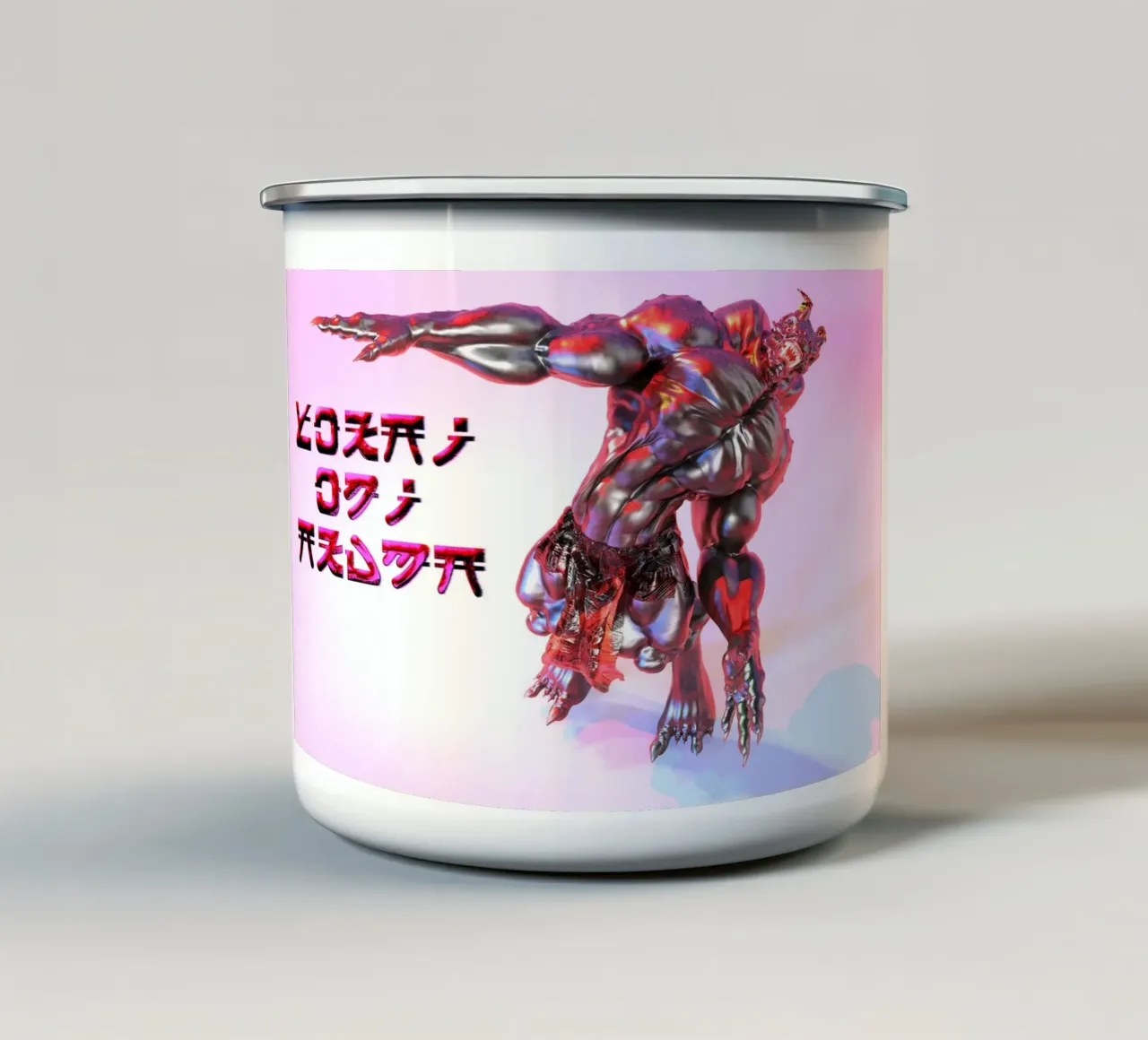 Yokaï Dit, Yokaï Ho ! Honni soit qui a mal à la panse... tazza in smalto da the-witcher
