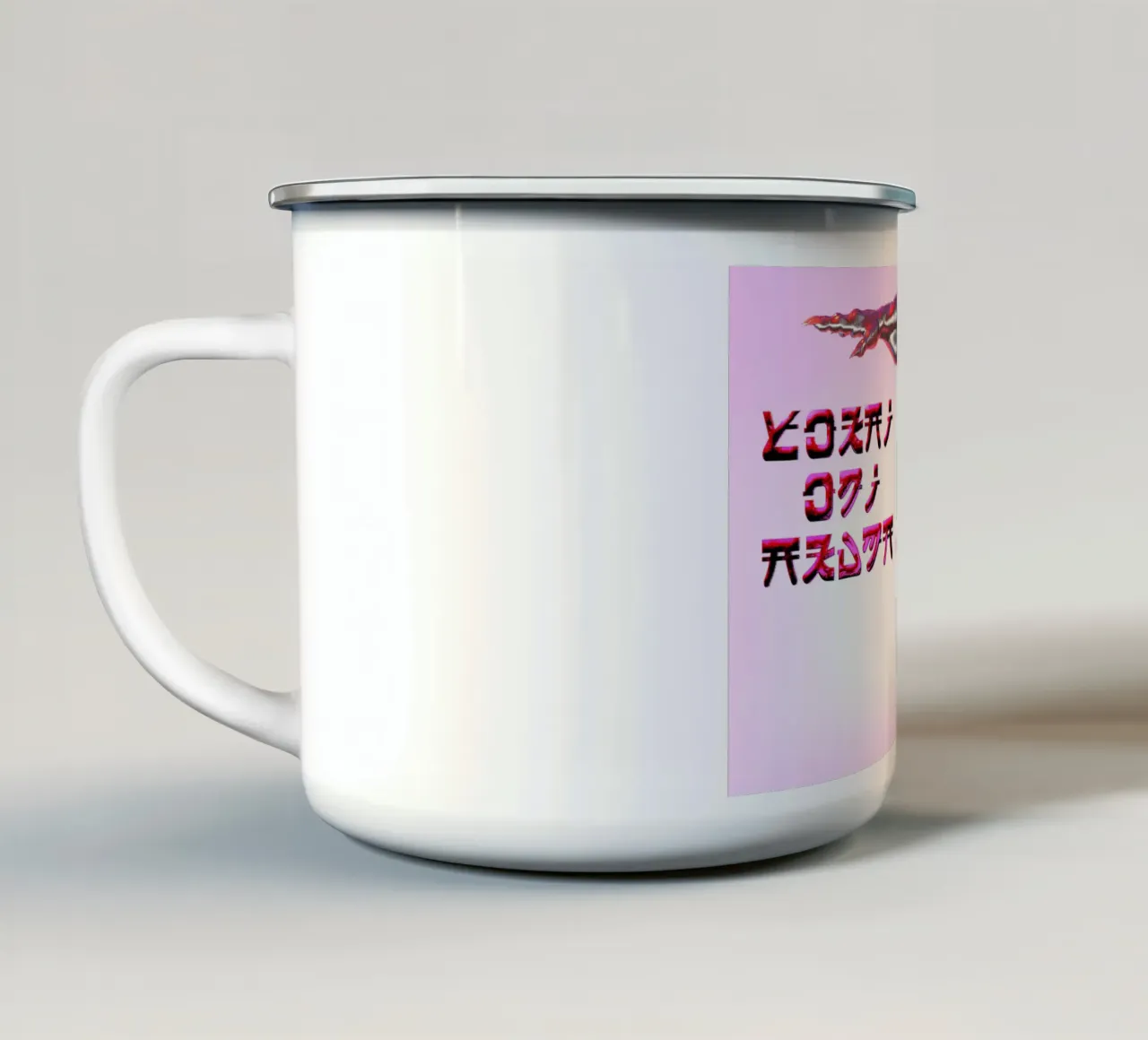 Yokaï Dit, Yokaï Ho ! Honni soit qui a mal à la panse... tazza in smalto da the-witcher