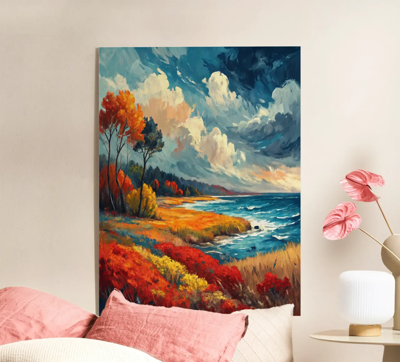 Autunno in riva al mare plexiglass da logic
