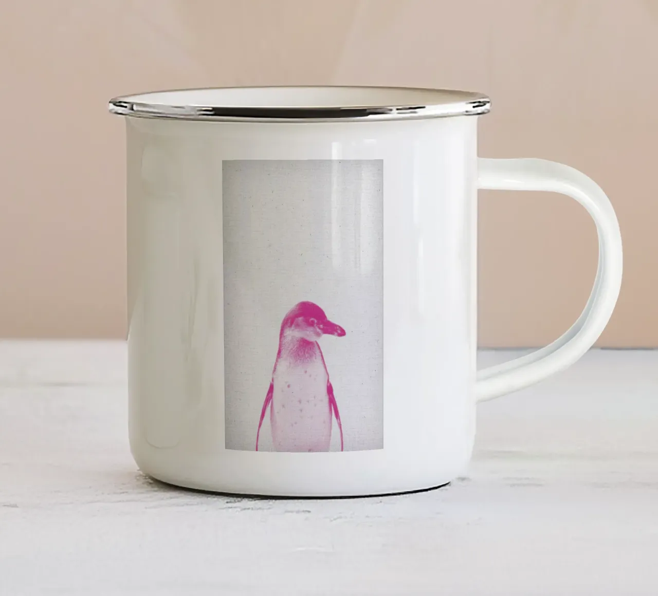 Pinguin 02 tazza in smalto da Froilein Juno