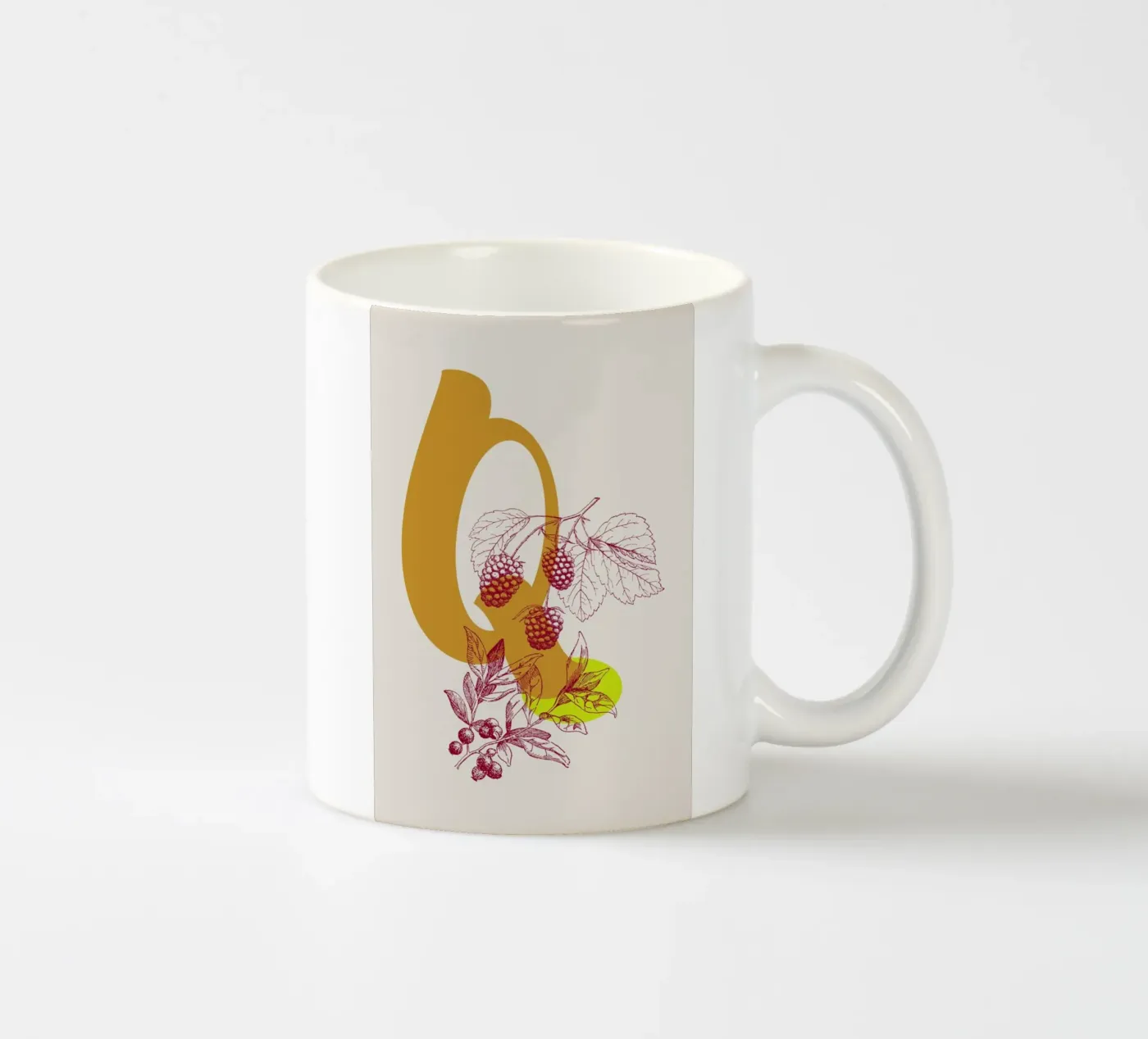 Q ceramic mug by Froilein Juno