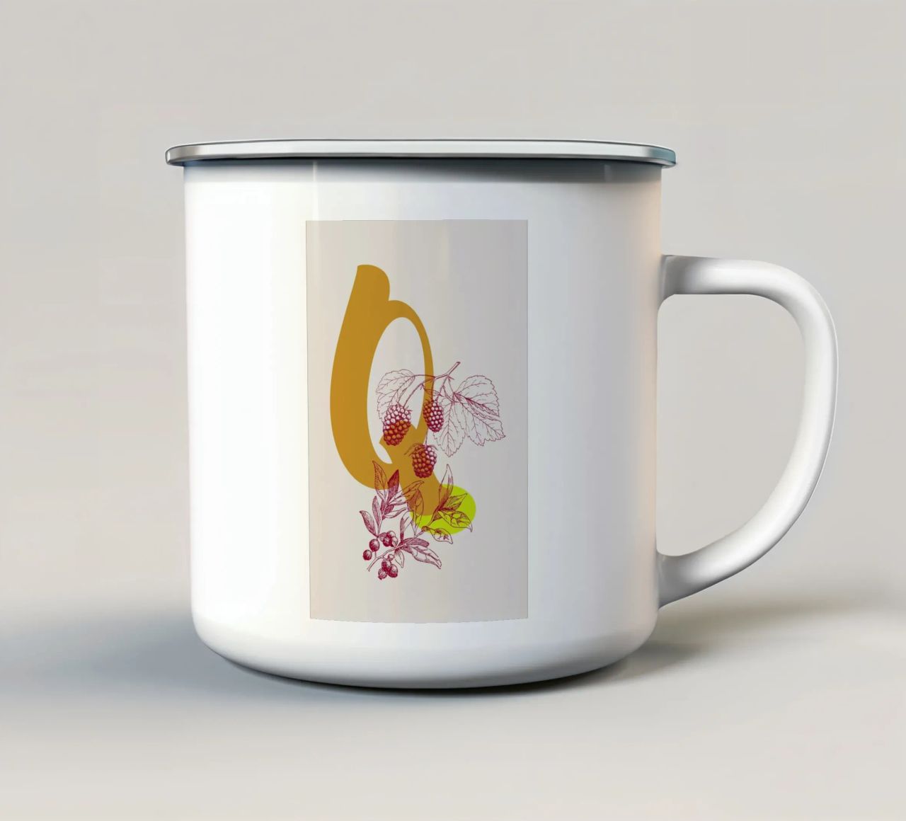 Q tazza in smalto da Froilein Juno