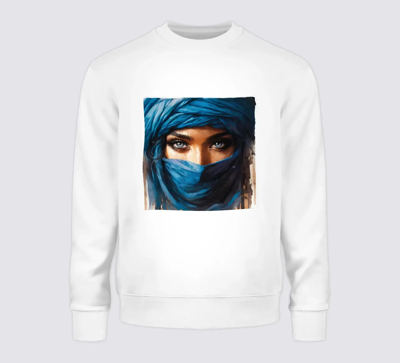 Poderosa mujer tuareg sudadera de Chromatic Fusion Studio