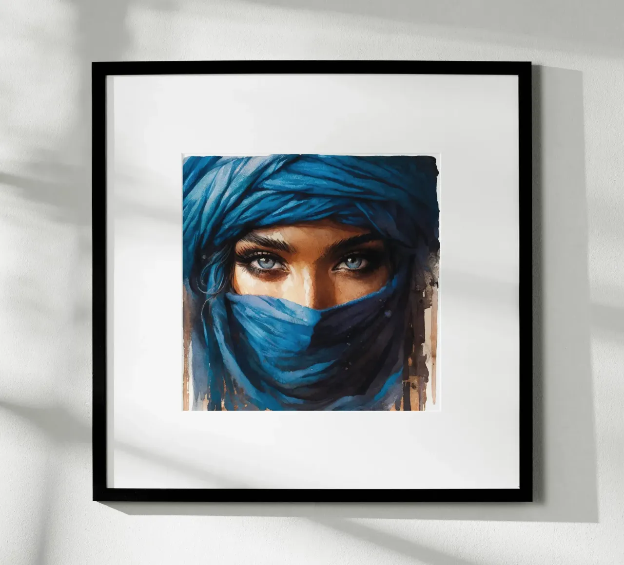 Poderosa mujer tuareg poster de Chromatic Fusion Studio