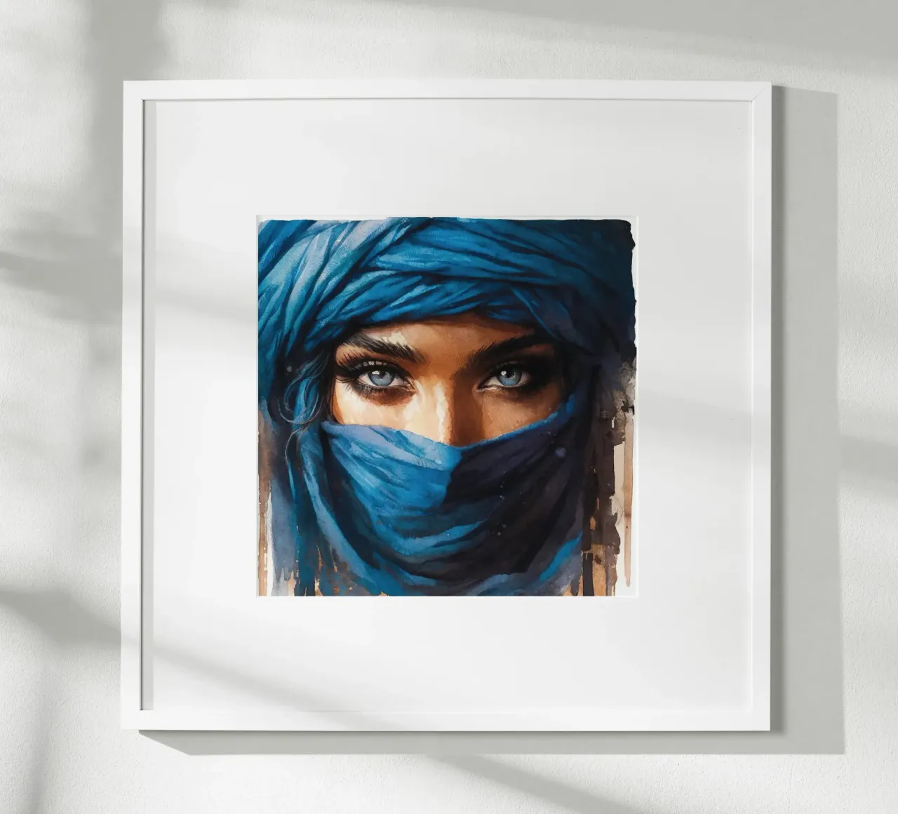 Poderosa mujer tuareg poster de Chromatic Fusion Studio