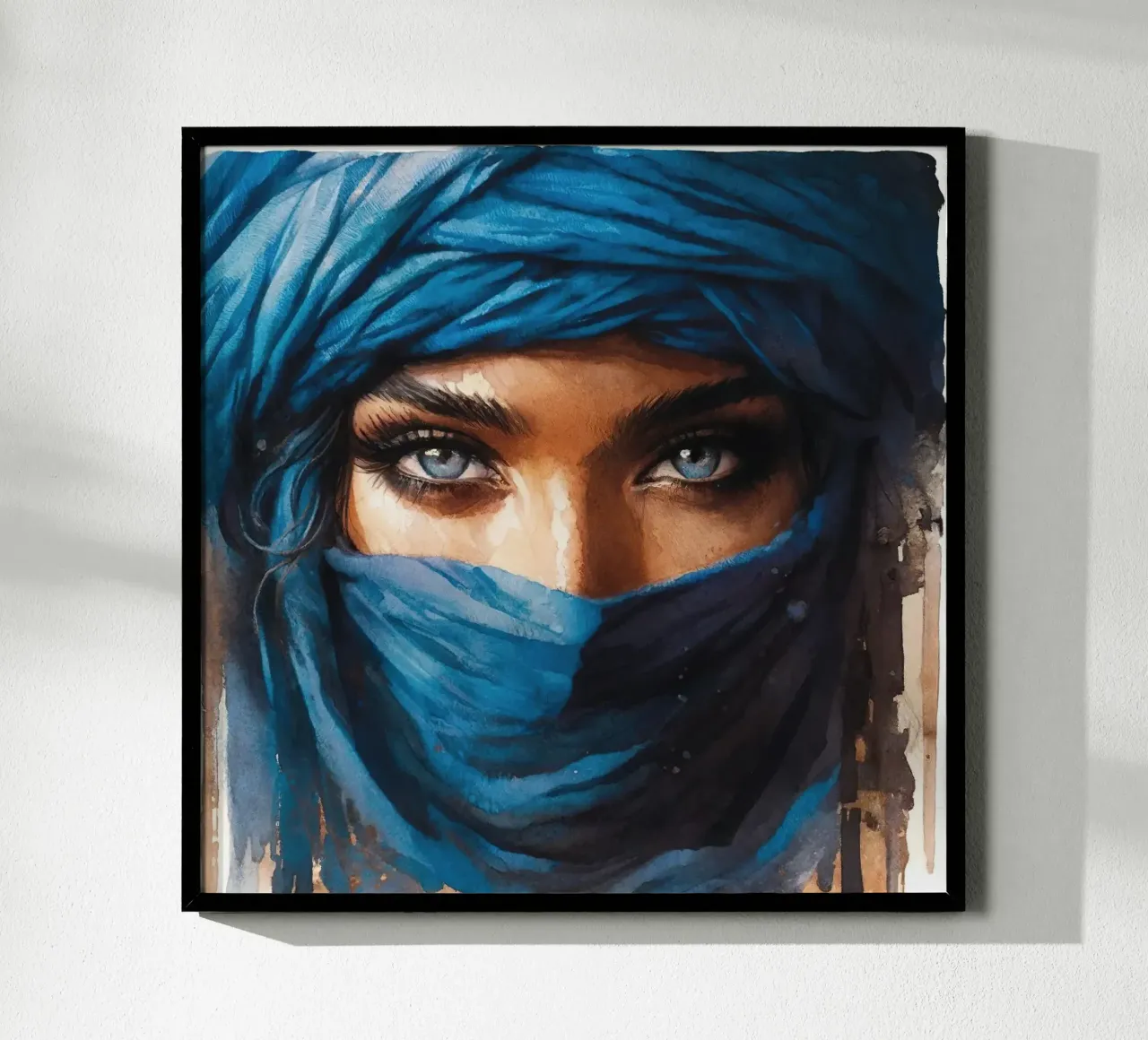 Poderosa mujer tuareg poster de Chromatic Fusion Studio