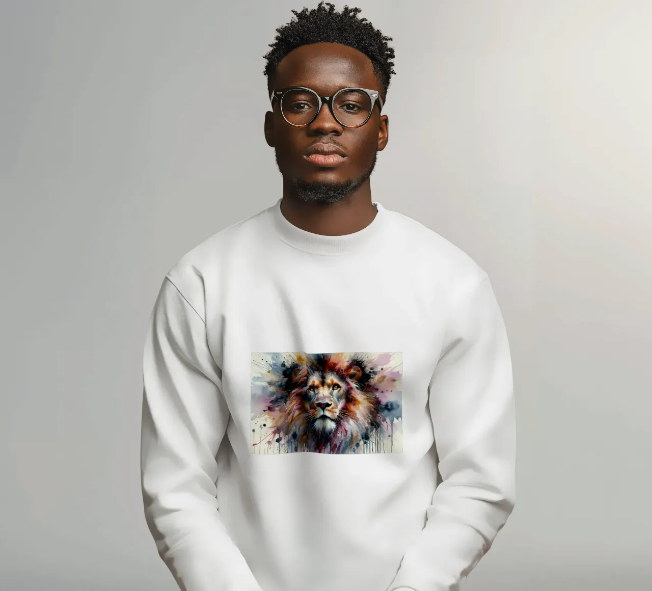 Predatory Focus Unveiled sweatshirt by Chromatic Fusion Studio