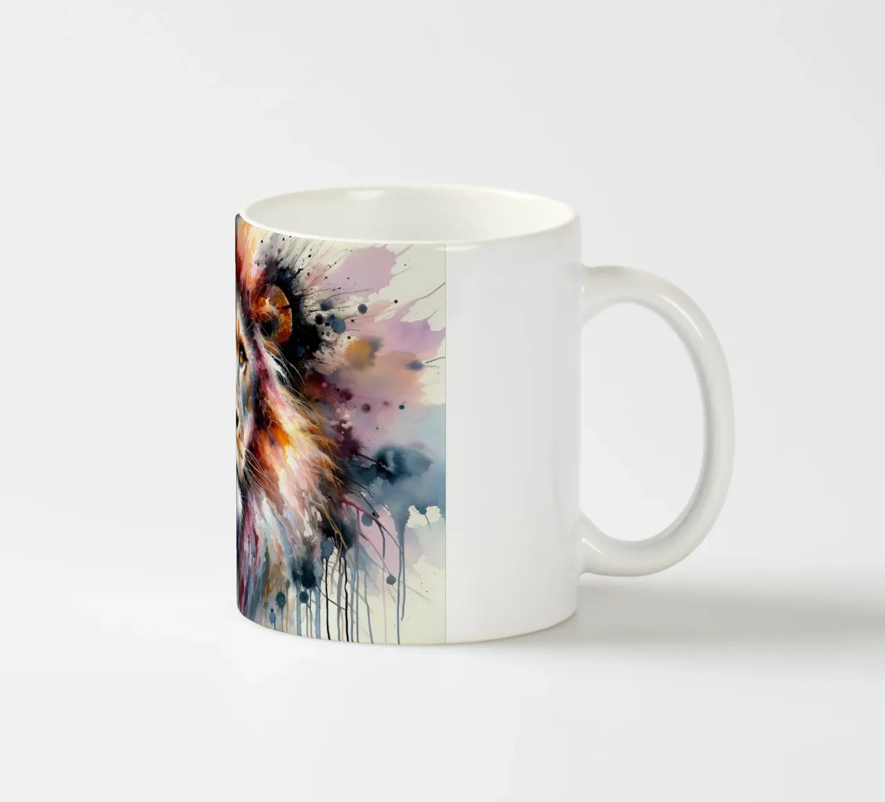 Focus predatorio svelato tazza in ceramica da Chromatic Fusion Studio