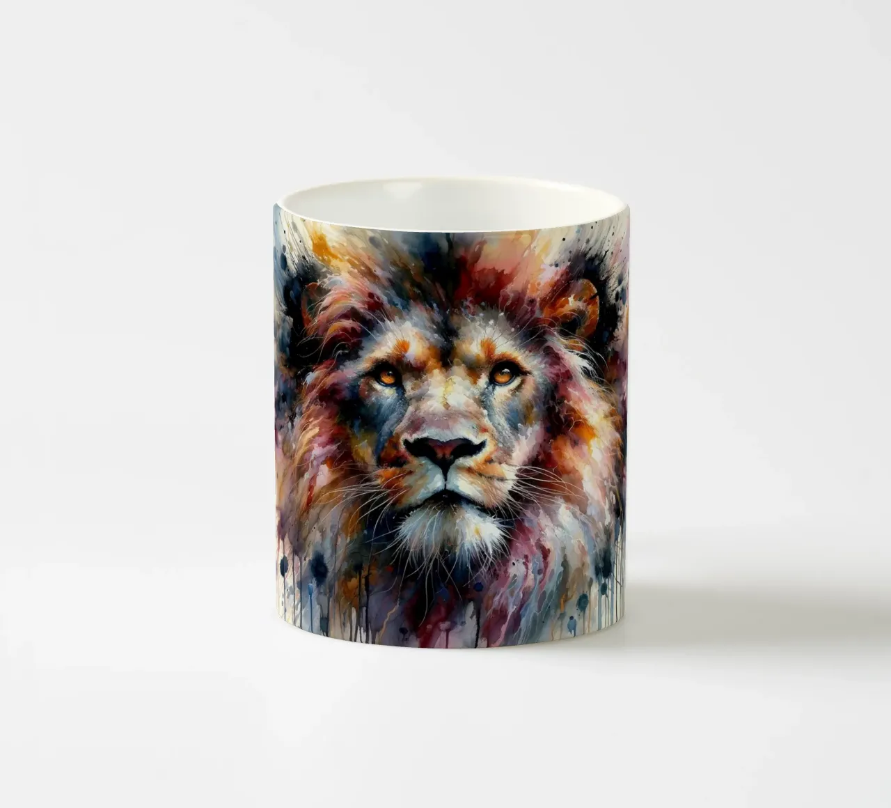 Focus predatorio svelato tazza in ceramica da Chromatic Fusion Studio