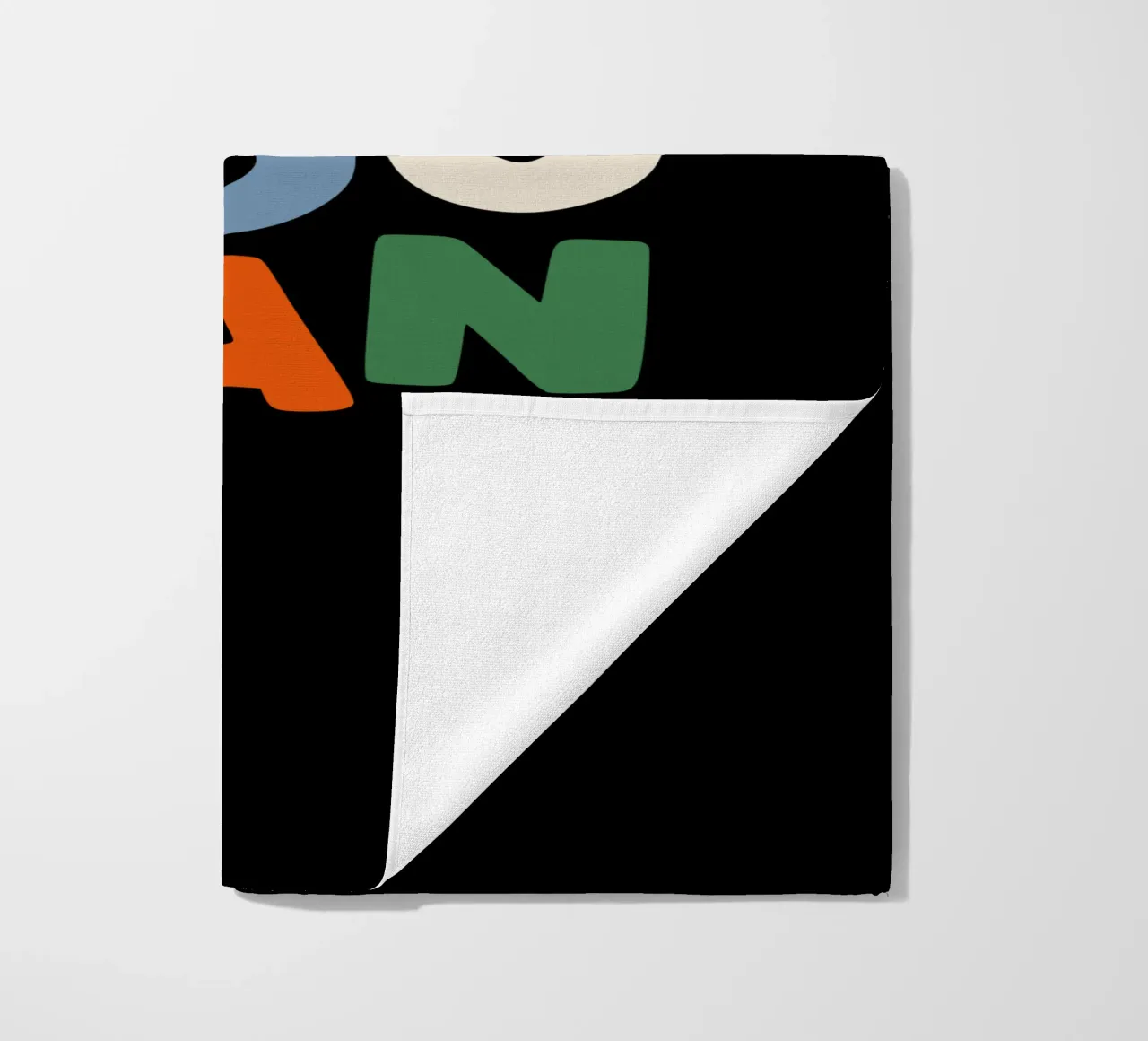 Yes You Can Design tipografico colorato telo mare da THE MOTIVATED TYPE