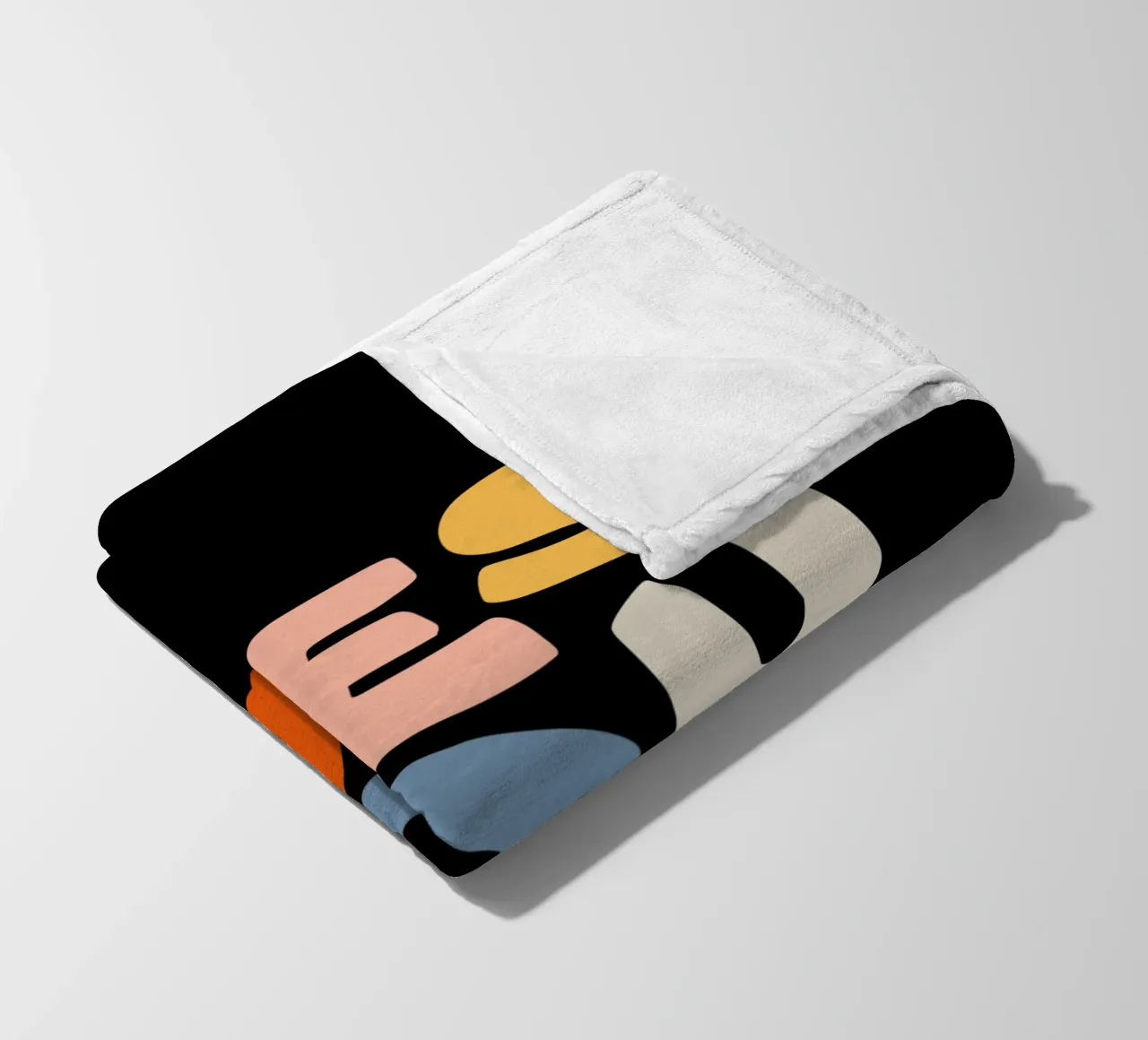 Yes You Can Design tipografico colorato coperta in pile da THE MOTIVATED TYPE