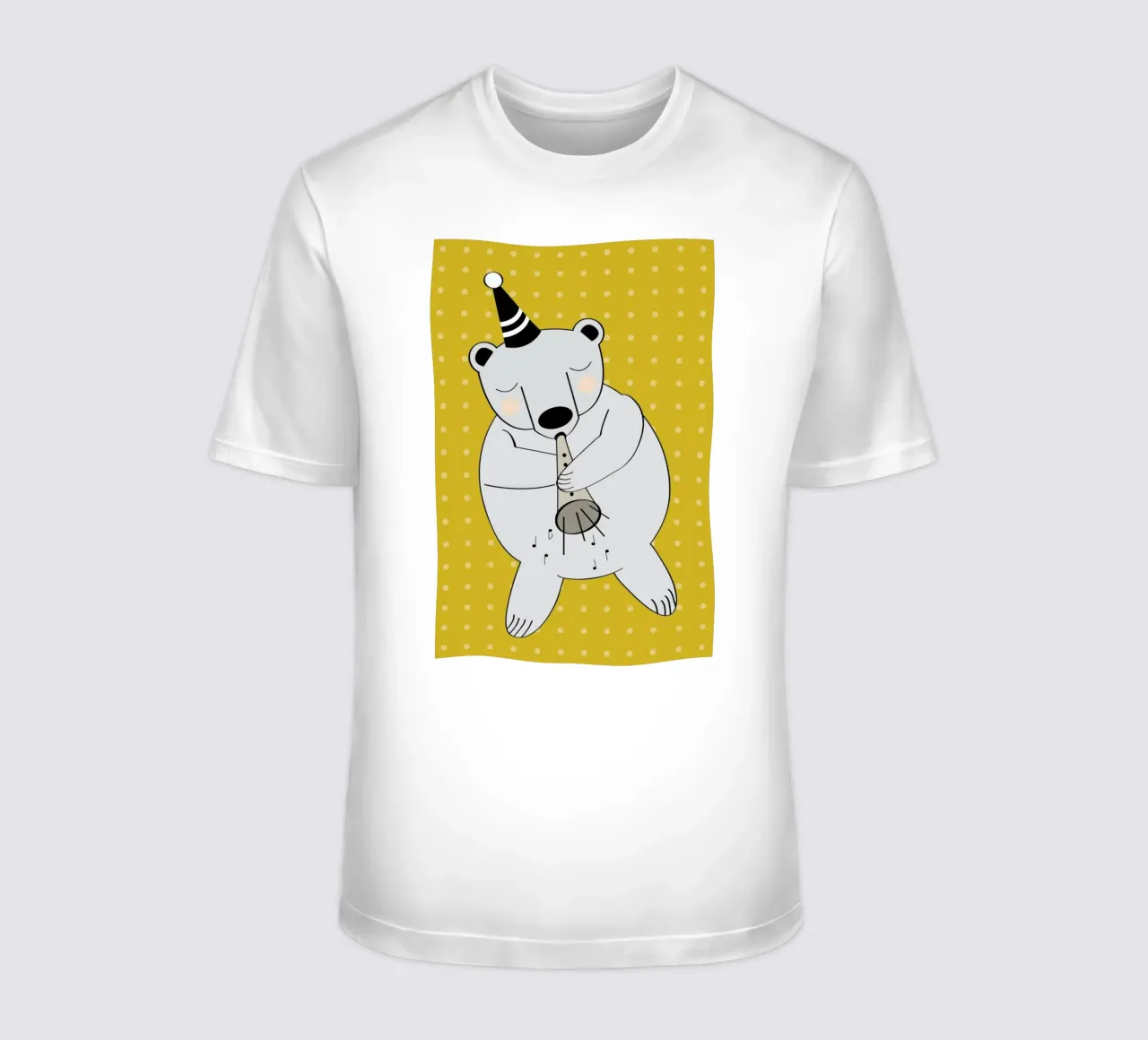 Trompeten Bär t-shirt da XOXO Arte