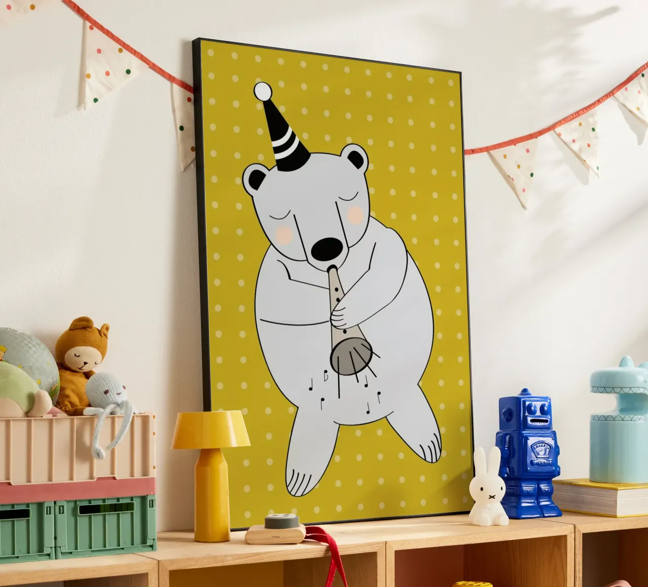 Trompeten Bär alluminio dibond da XOXO Arte