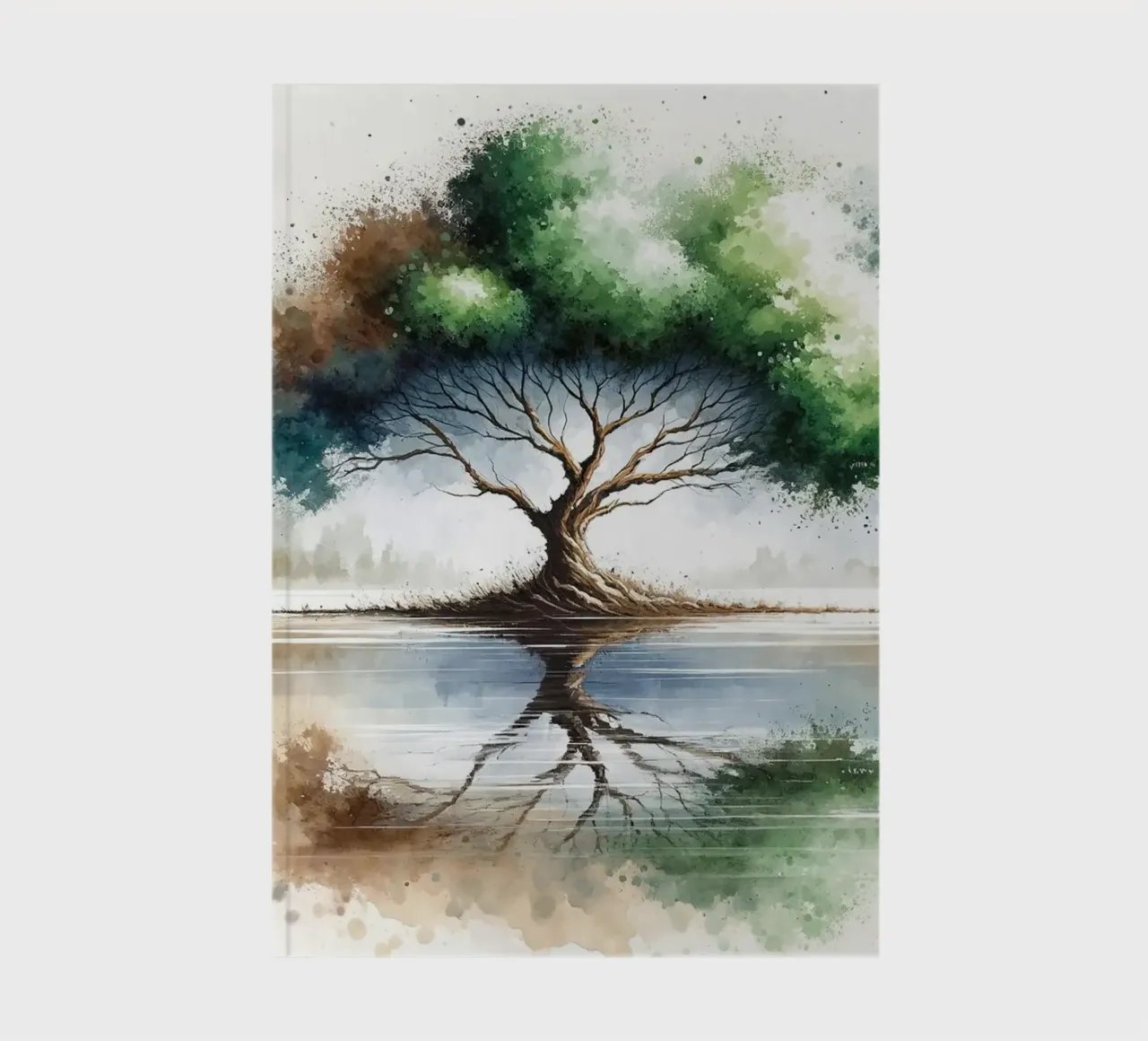 Serenity in Nature notebook by Chromatic Fusion Studio