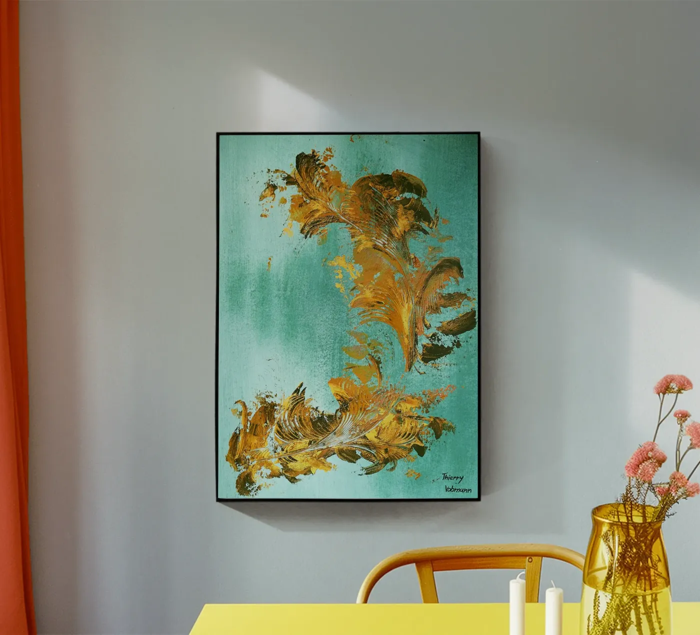 IDEAL GIFT 126 plexiglass da Thierry Vobmann Abstract painting