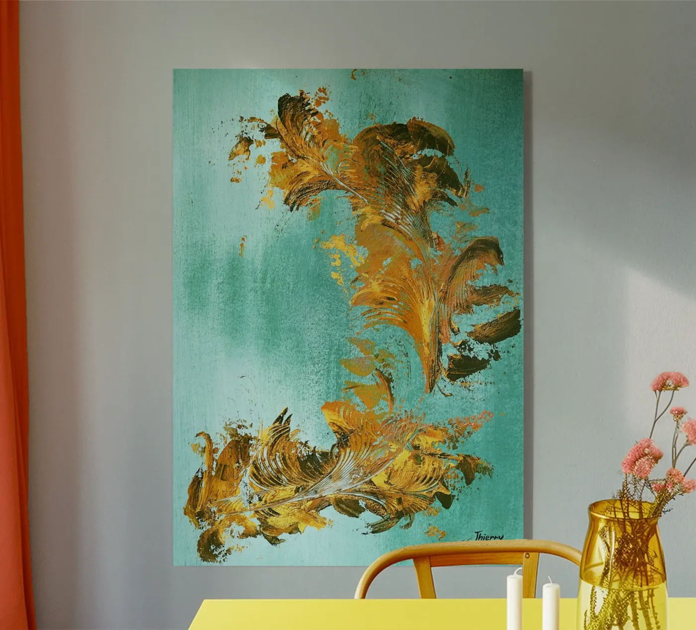 IDEAL GIFT 126 plexiglass da Thierry Vobmann Abstract painting