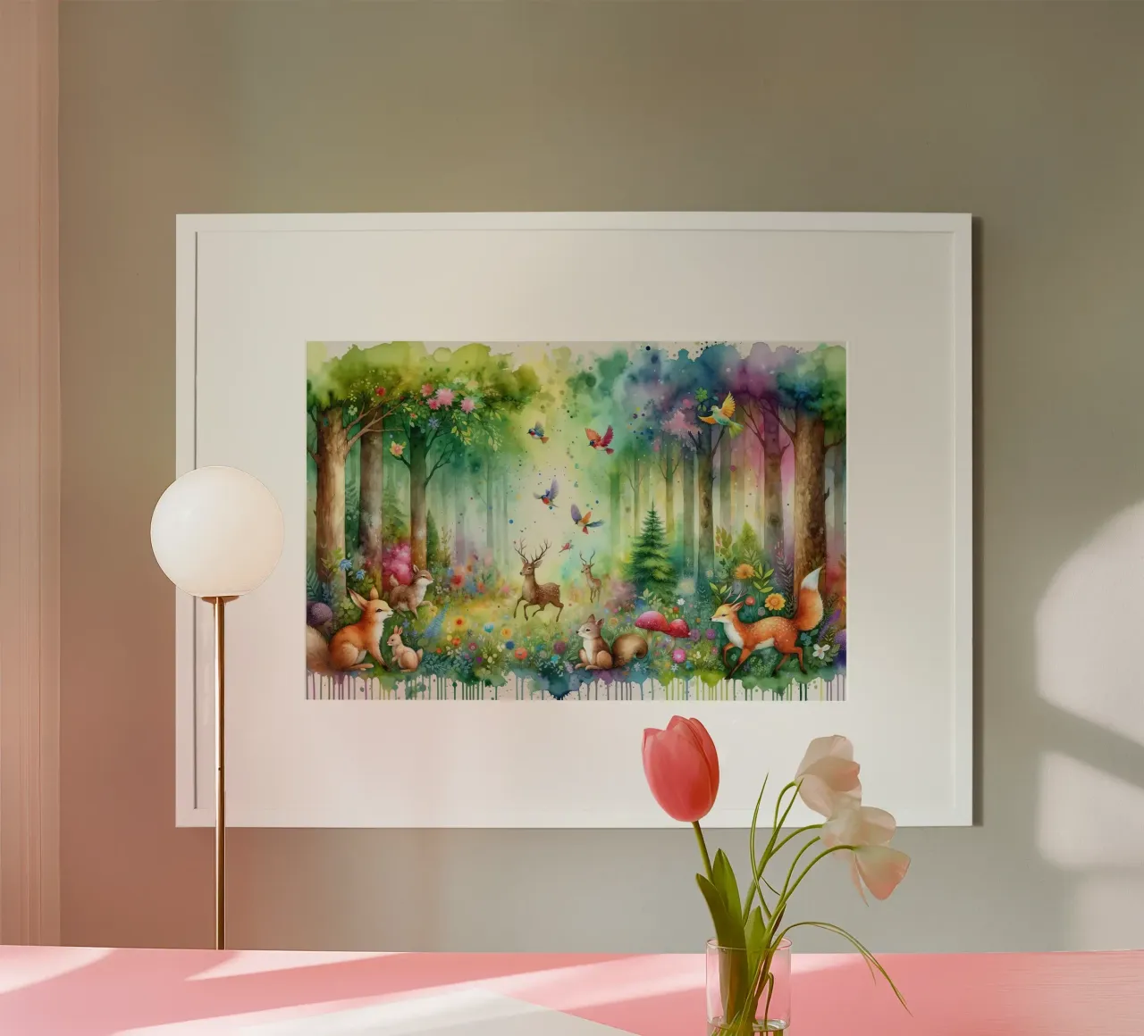 La foresta magica poster da Chromatic Fusion Studio