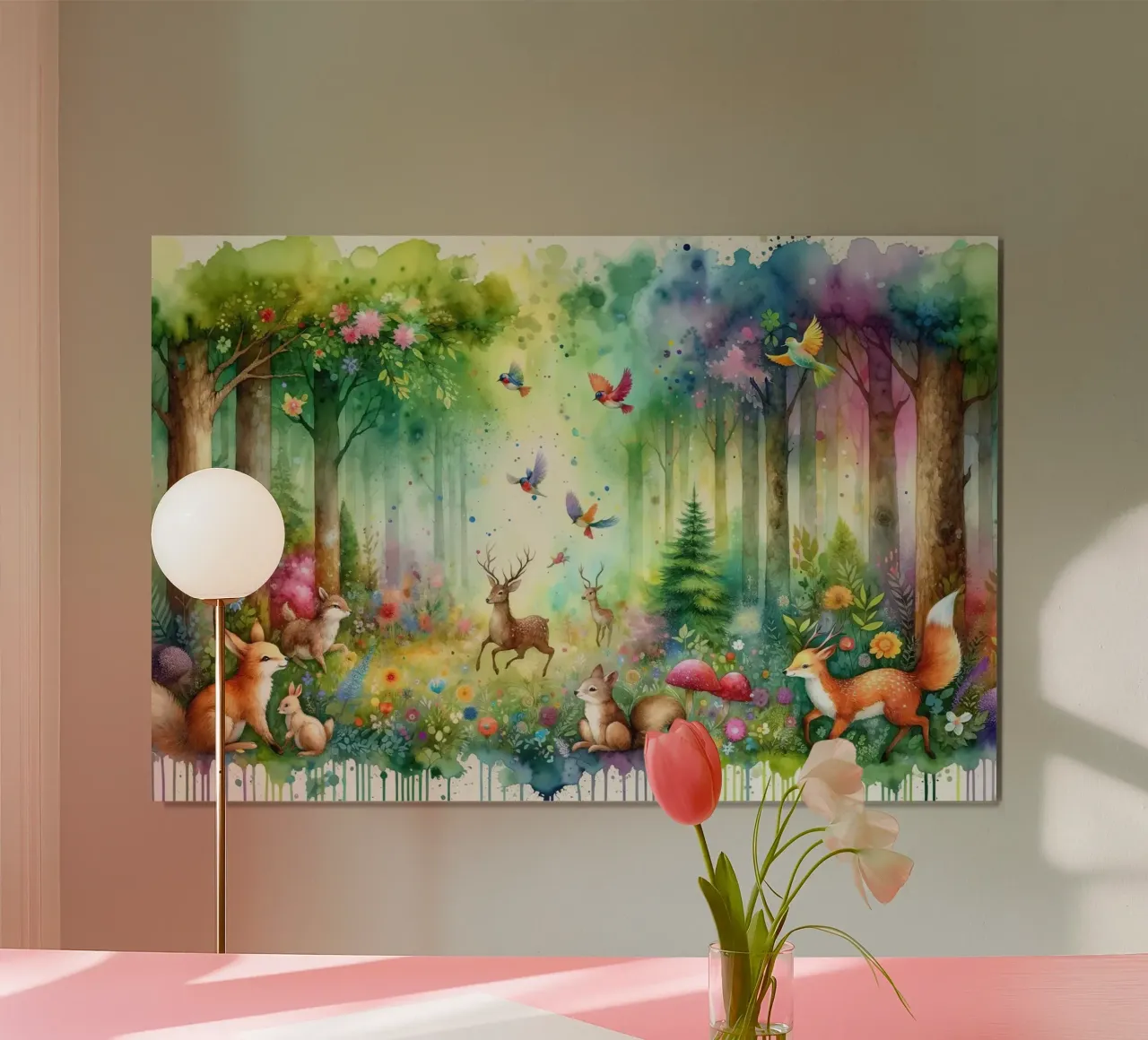 La foresta magica poster da Chromatic Fusion Studio