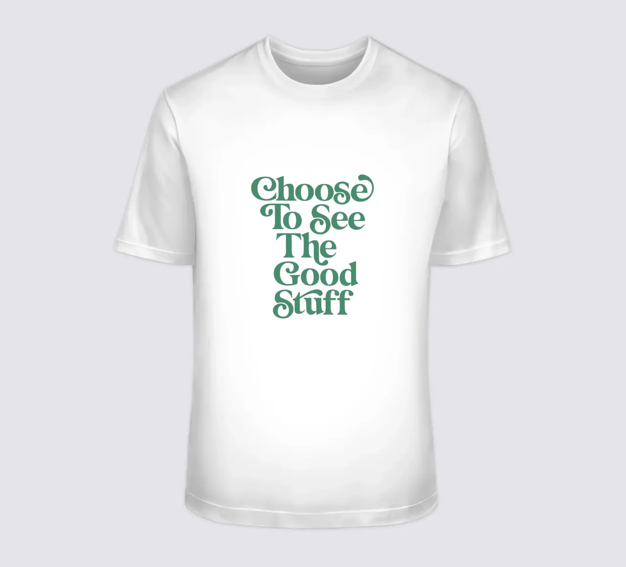 Scegliere di vedere le cose belle t-shirt da THE MOTIVATED TYPE