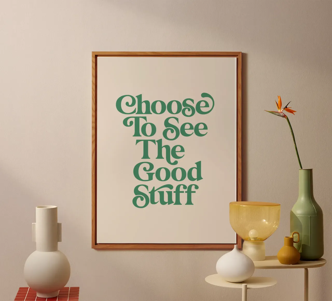 Scegliere di vedere le cose belle alluminio dibond da THE MOTIVATED TYPE