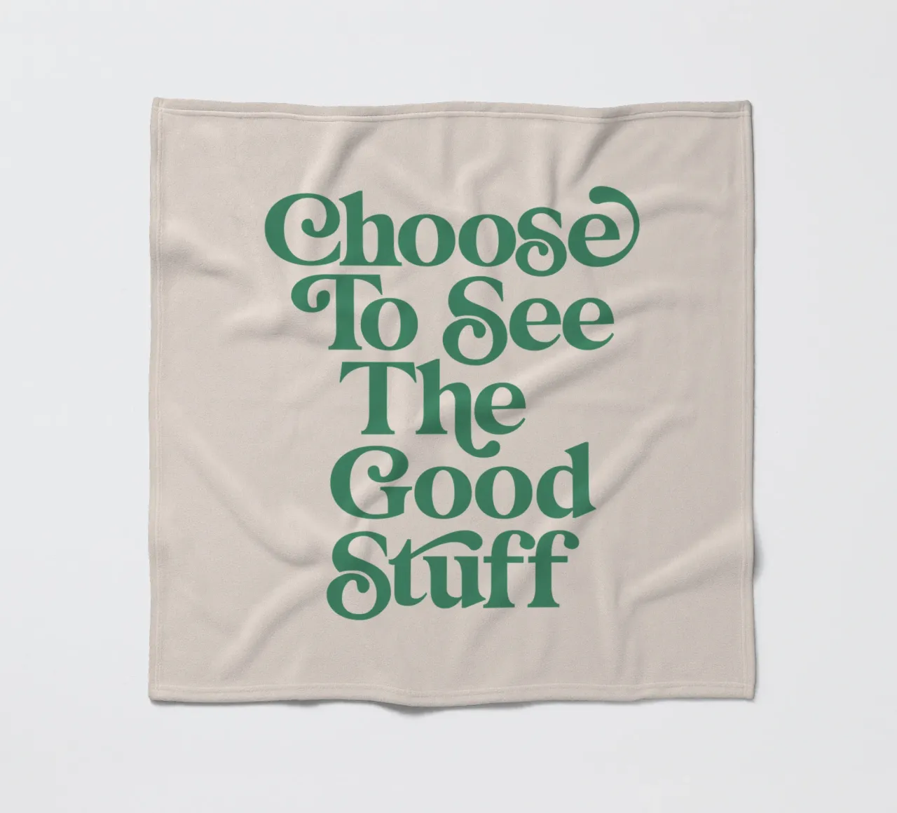 Scegliere di vedere le cose belle coperta in pile da THE MOTIVATED TYPE