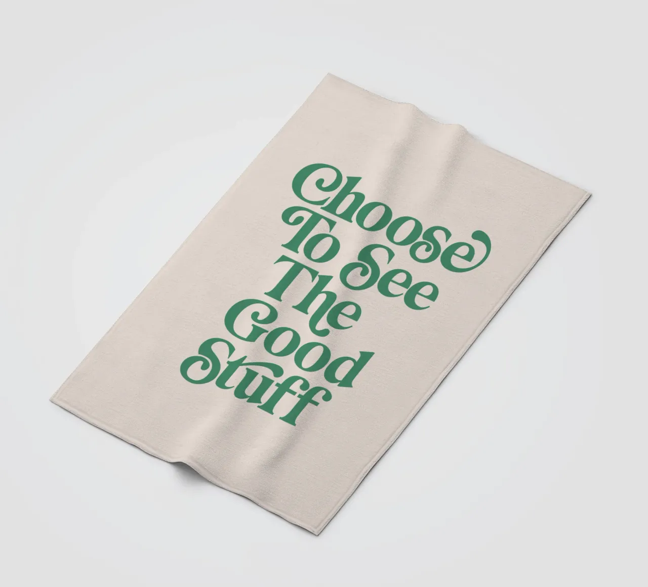 Scegliere di vedere le cose belle coperta in pile da THE MOTIVATED TYPE