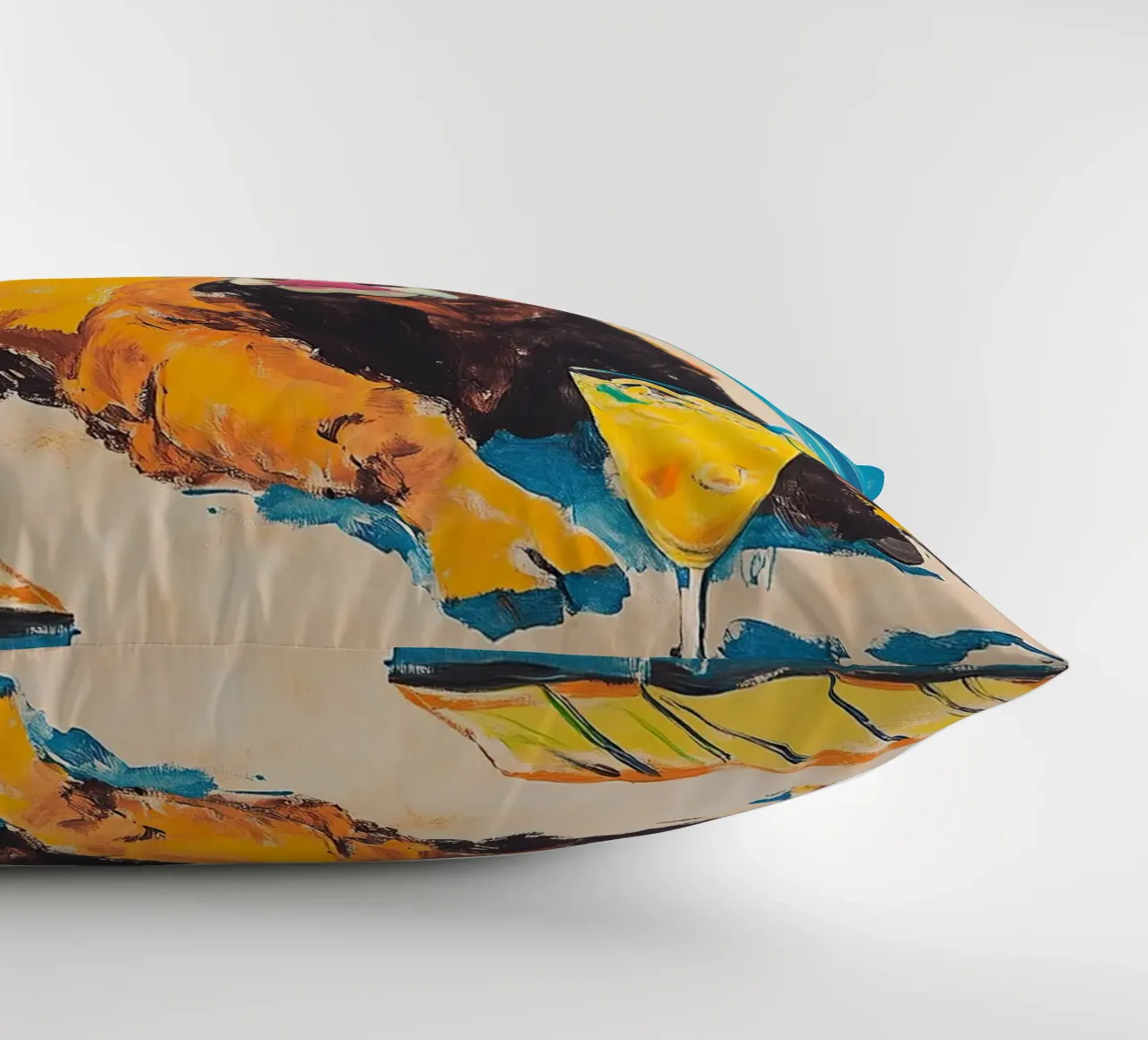 Mucca delle Highlands cuscino da Nikis Art Studio
