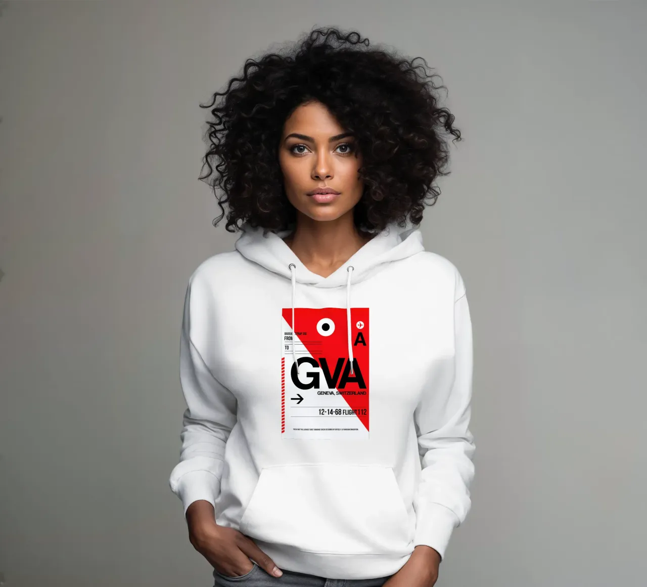 GVA - Geneva felpa con cappuccio da Naxart