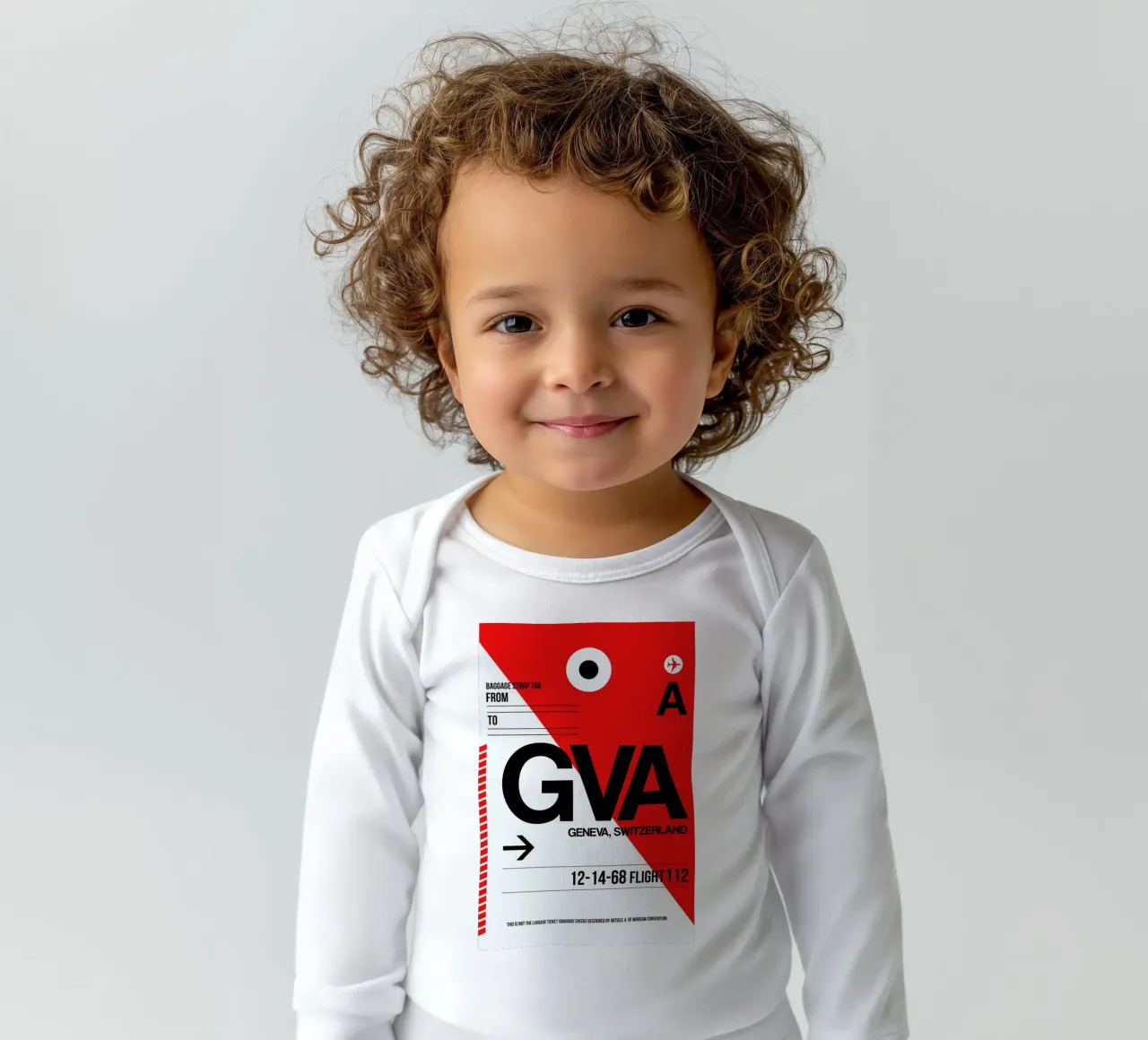 GVA - Geneva body neonato maniche lunghe da Naxart