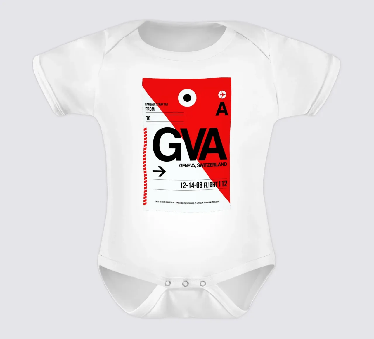 GVA - Geneva body neonato maniche corte da Naxart