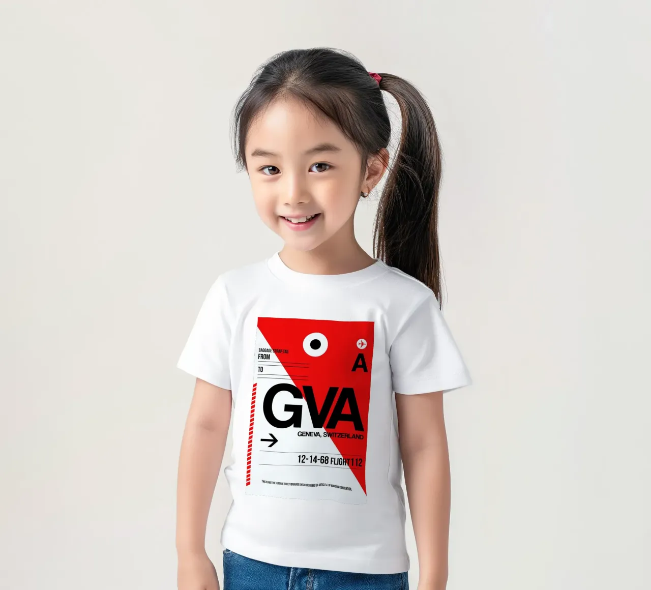 GVA - Geneva t-shirt bambini da Naxart