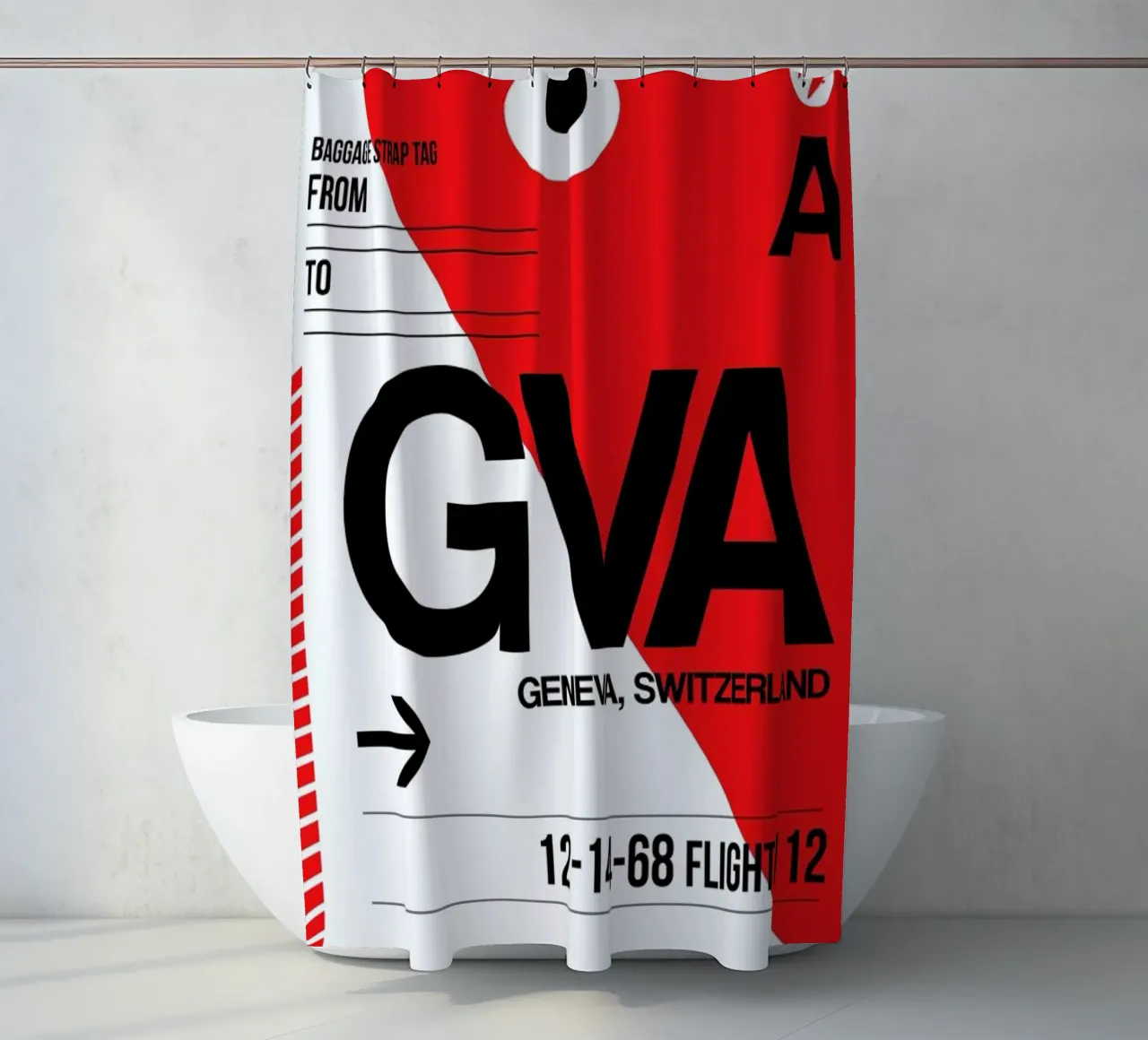 GVA - Geneva tenda da doccia da Naxart